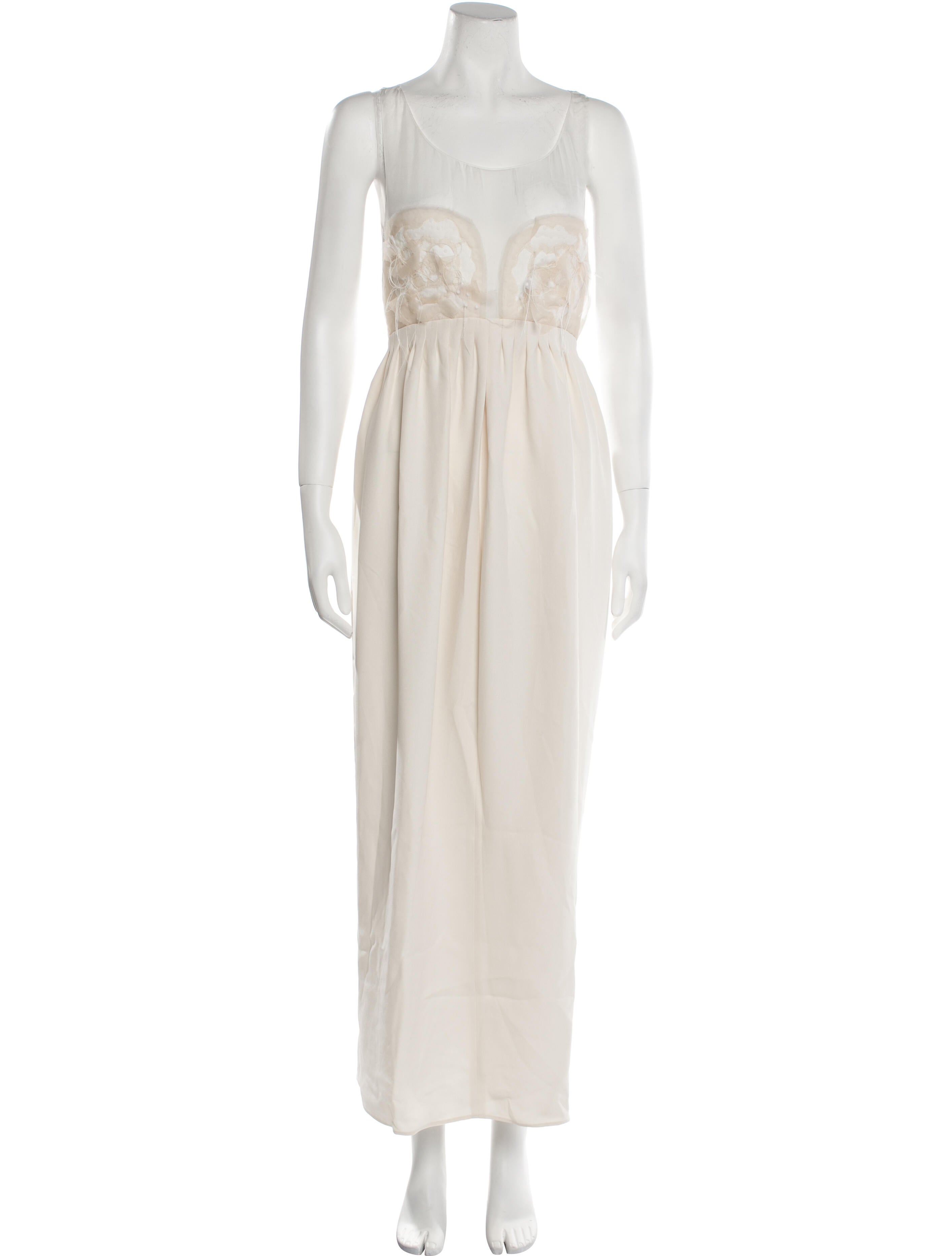 Maison Margiela Silk Long Dress