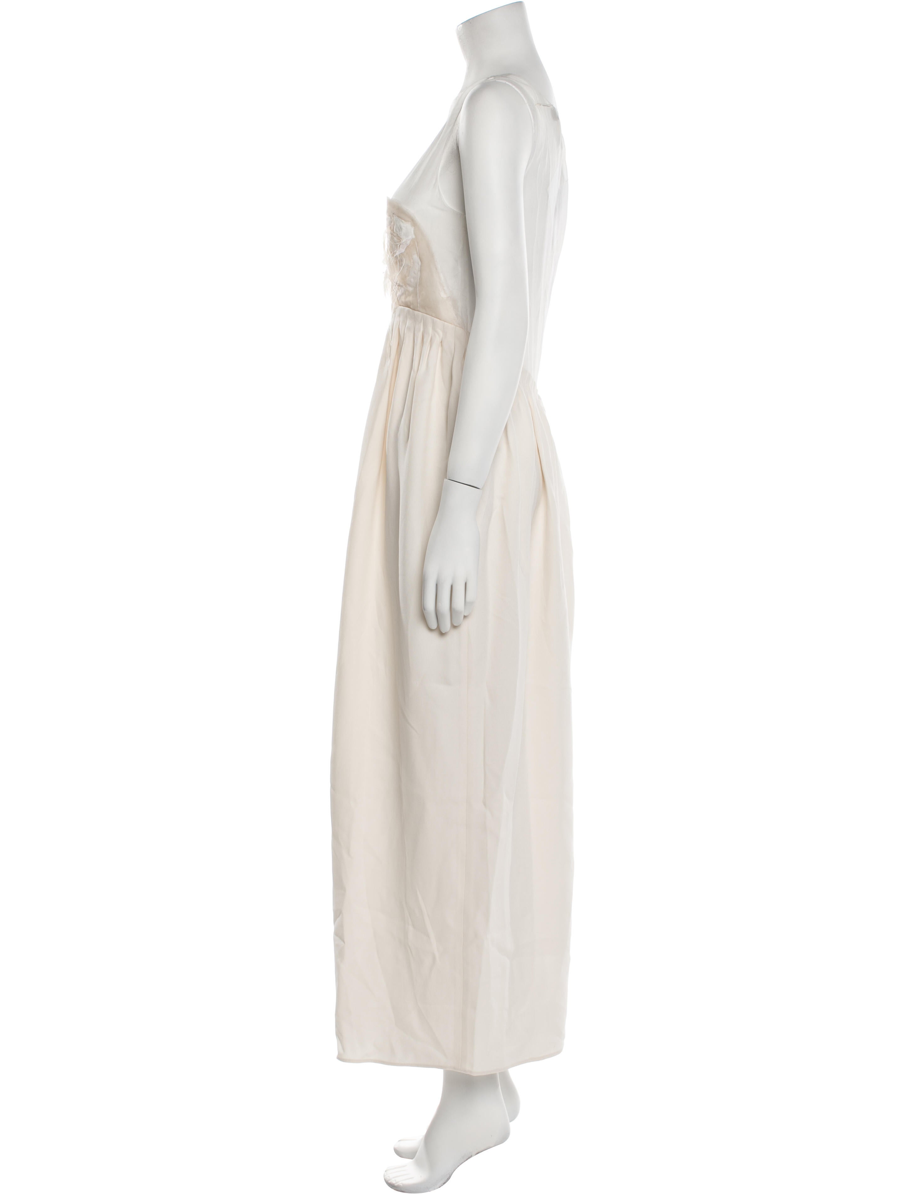 Maison Margiela Silk Long Dress