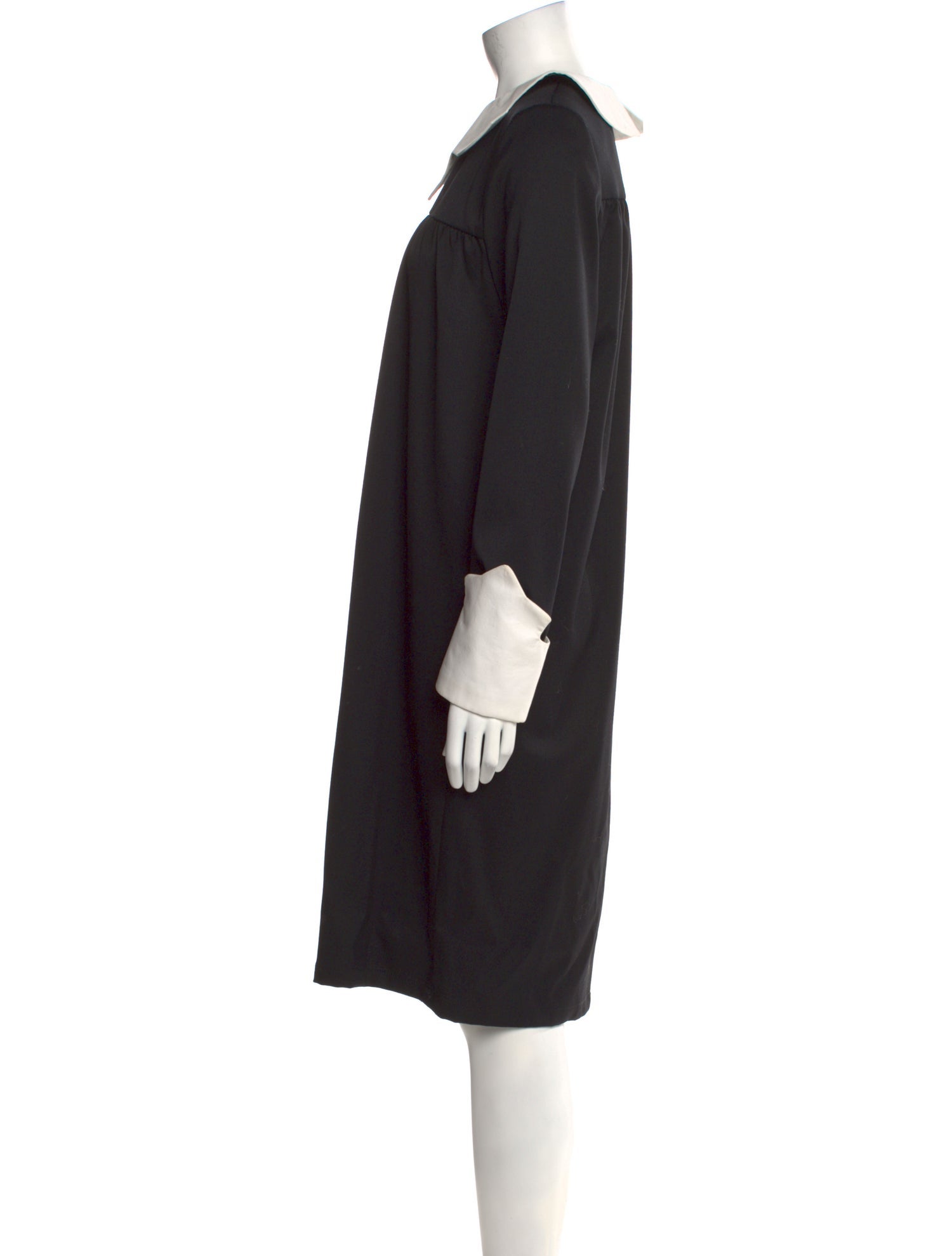 Maison Margiela Crew Neck Midi Length Dress