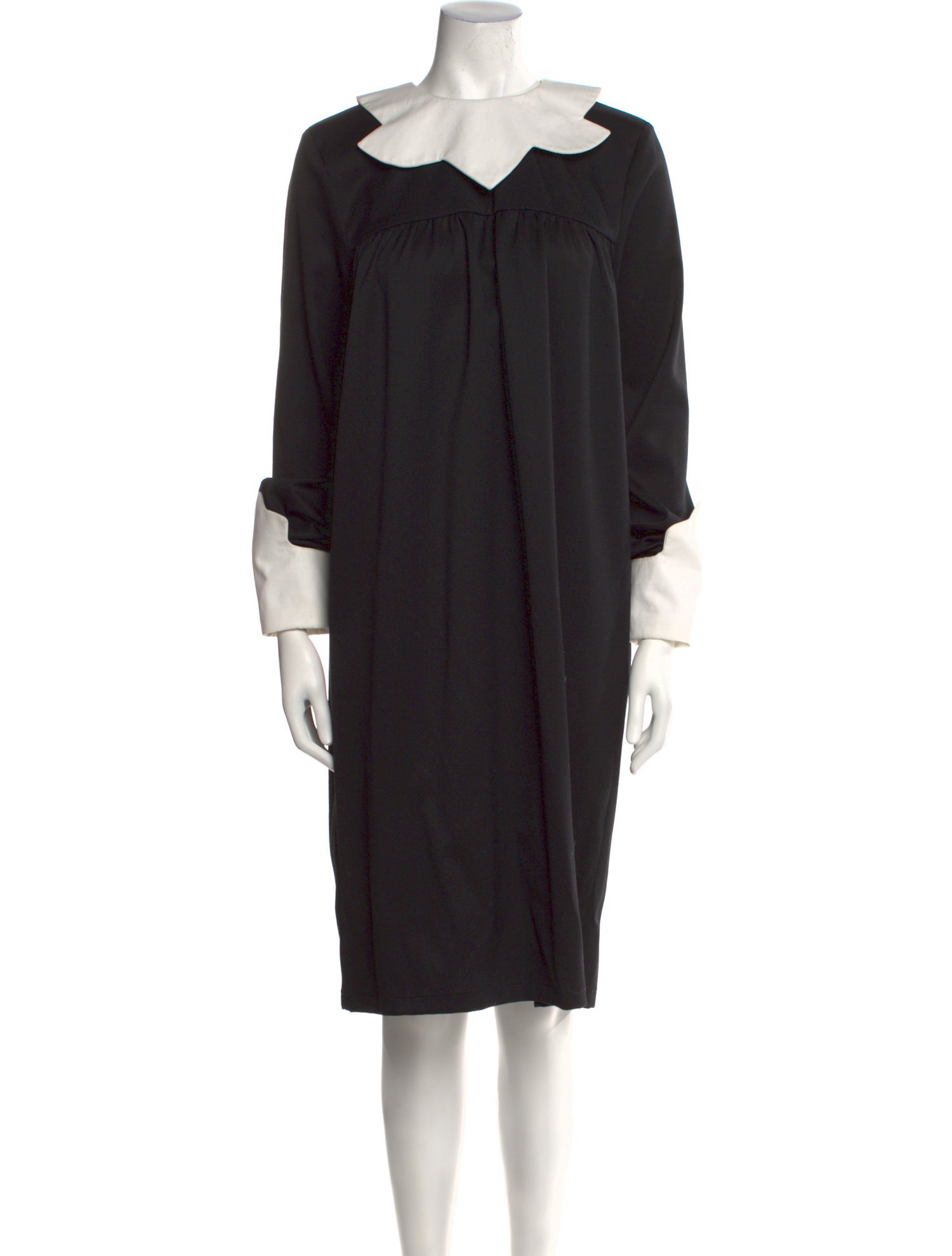 Maison Margiela V-Neck Midi Length Dress