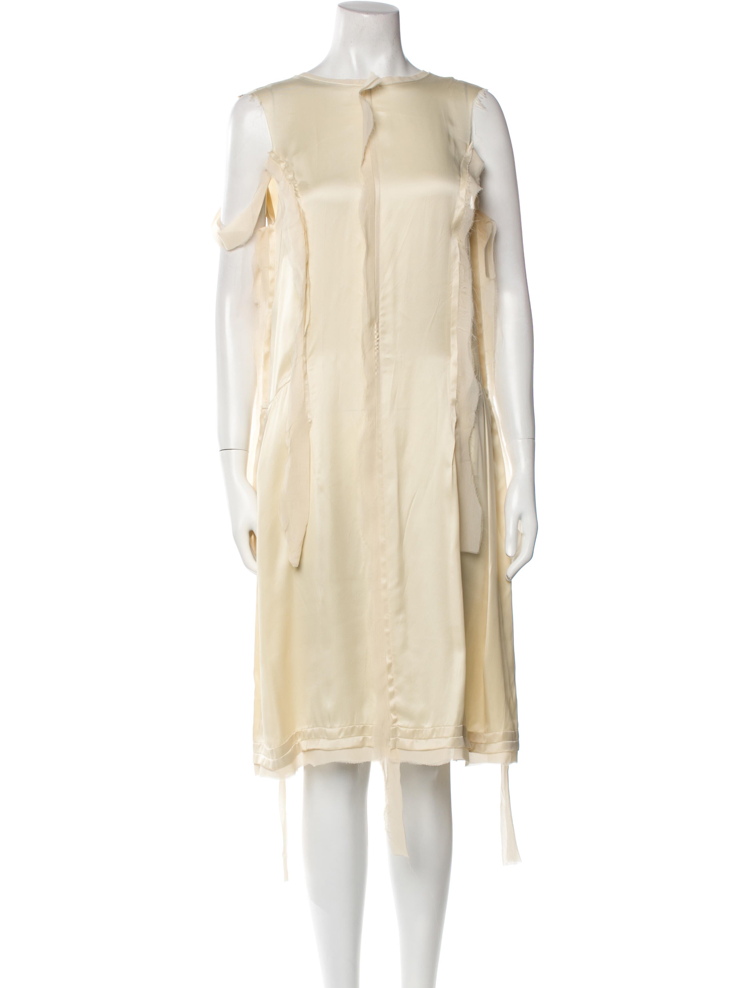 Maison Margiela Bateau Neckline Knee-Length Dress