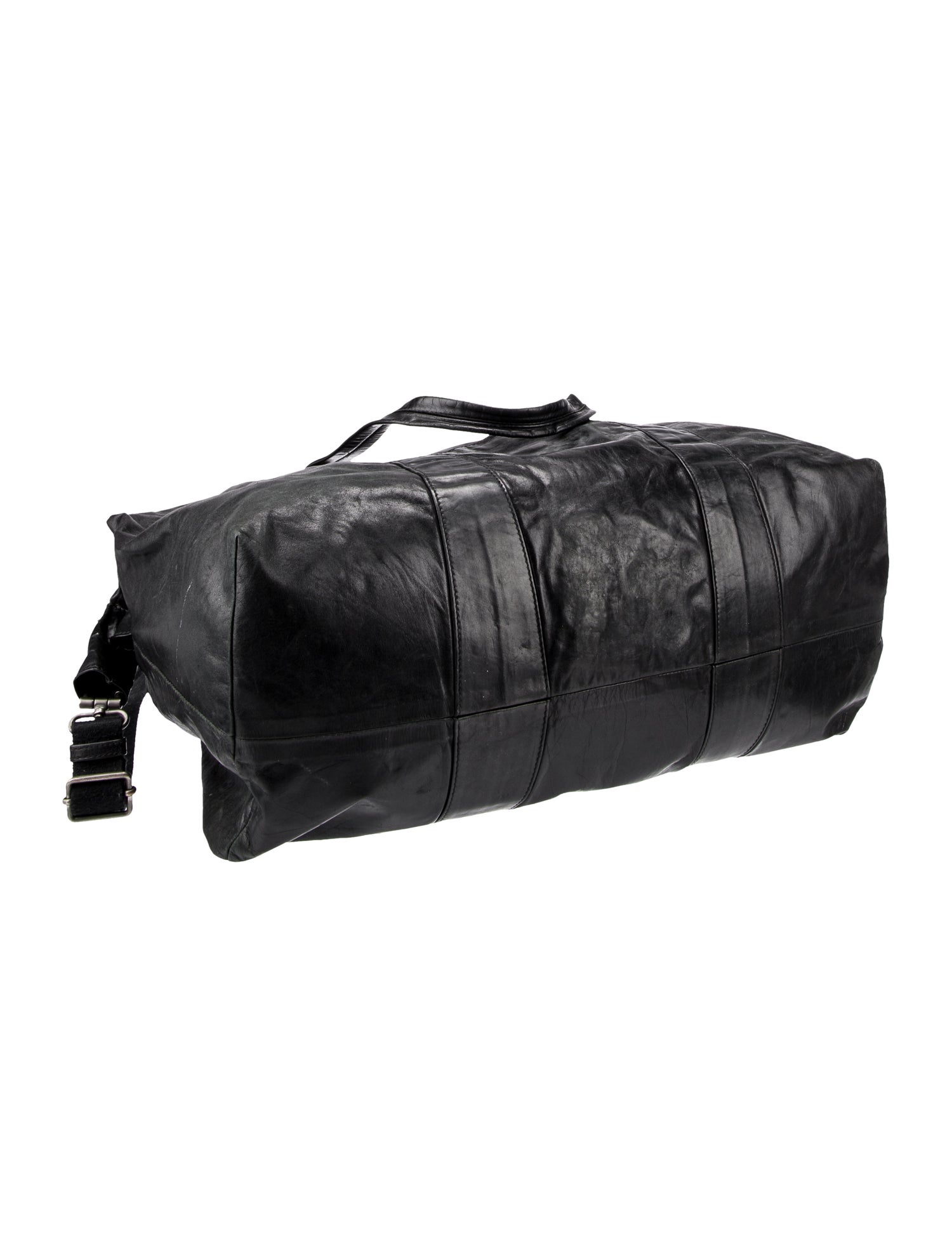 Maison Margiela Leather Weekender Bag - Black Weekenders, Bags