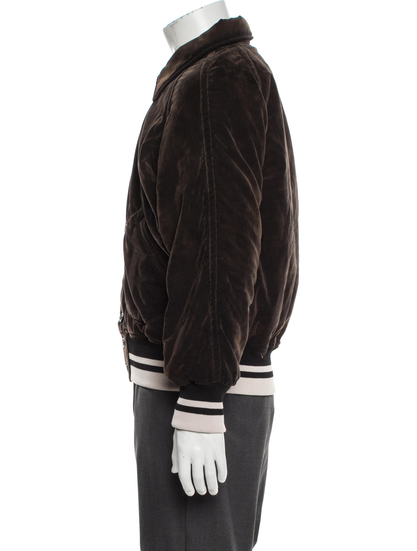 Maison Margiela Colorblock Pattern Bomber Jacket