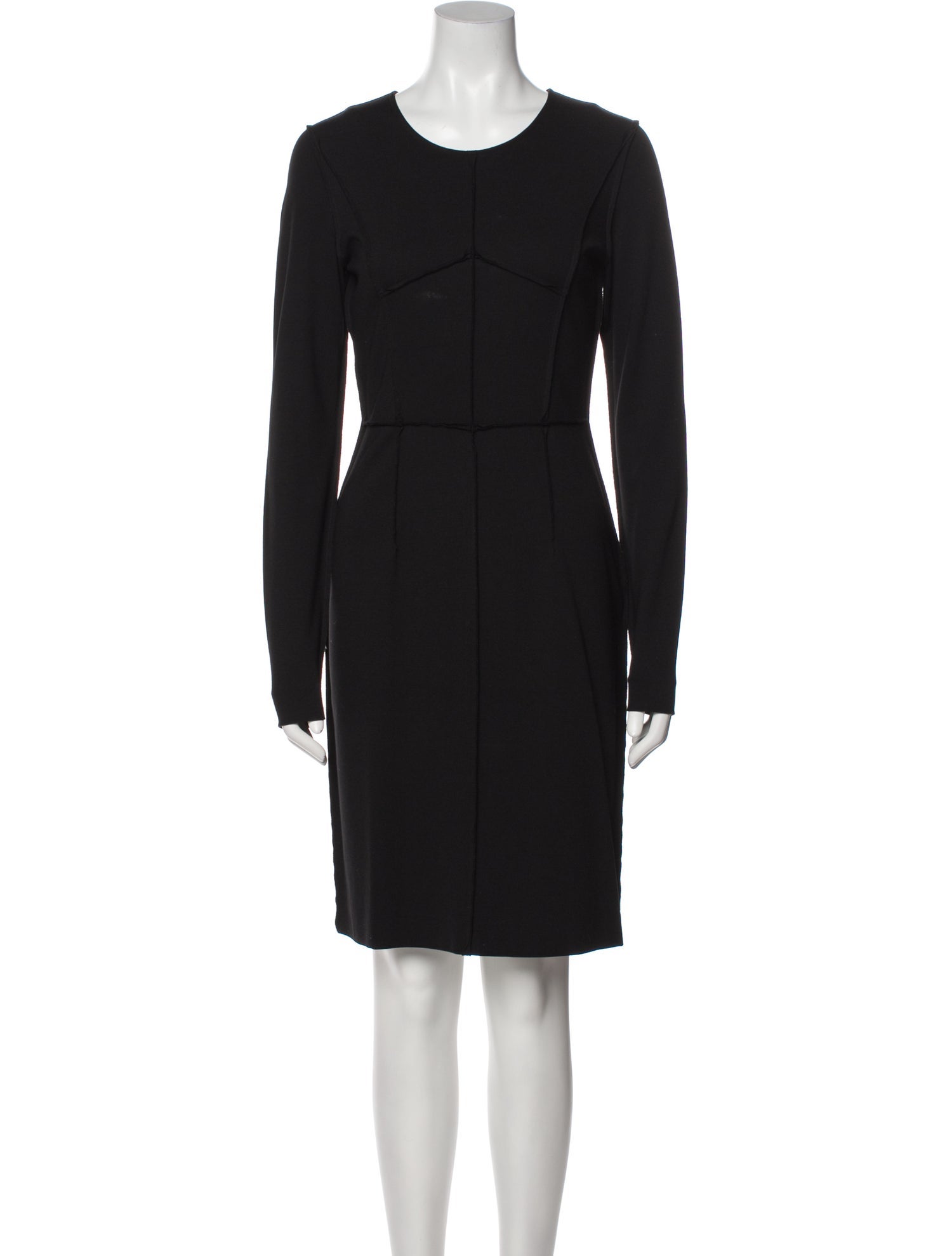 Maison Margiela Crew Neck Knee-Length Dress