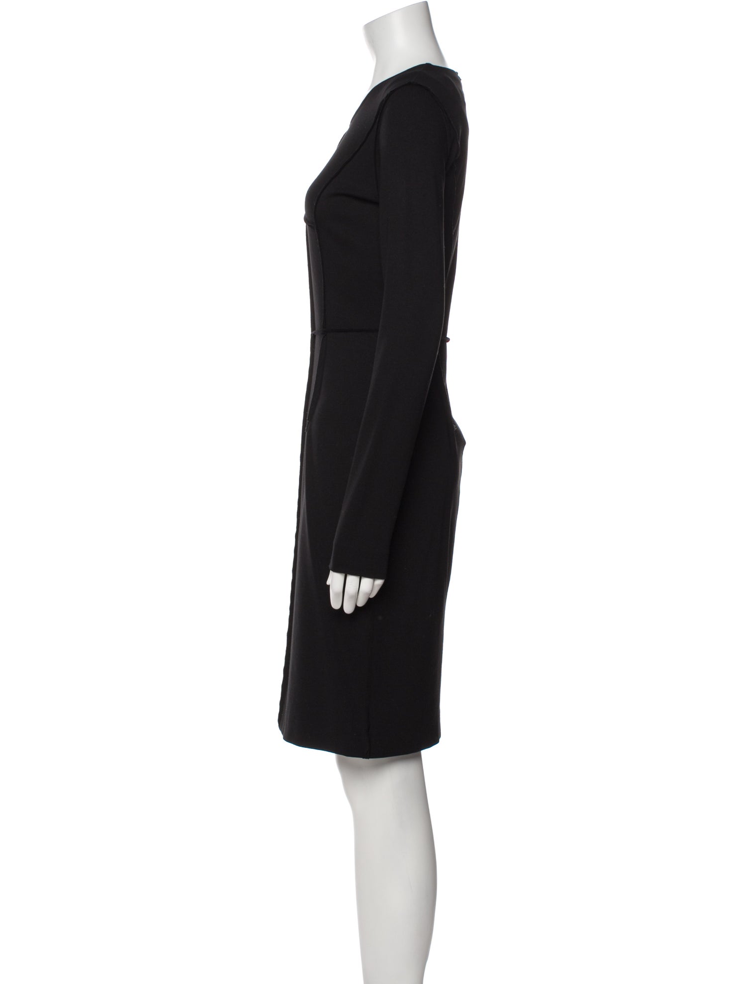 Maison Margiela Crew Neck Knee-Length Dress