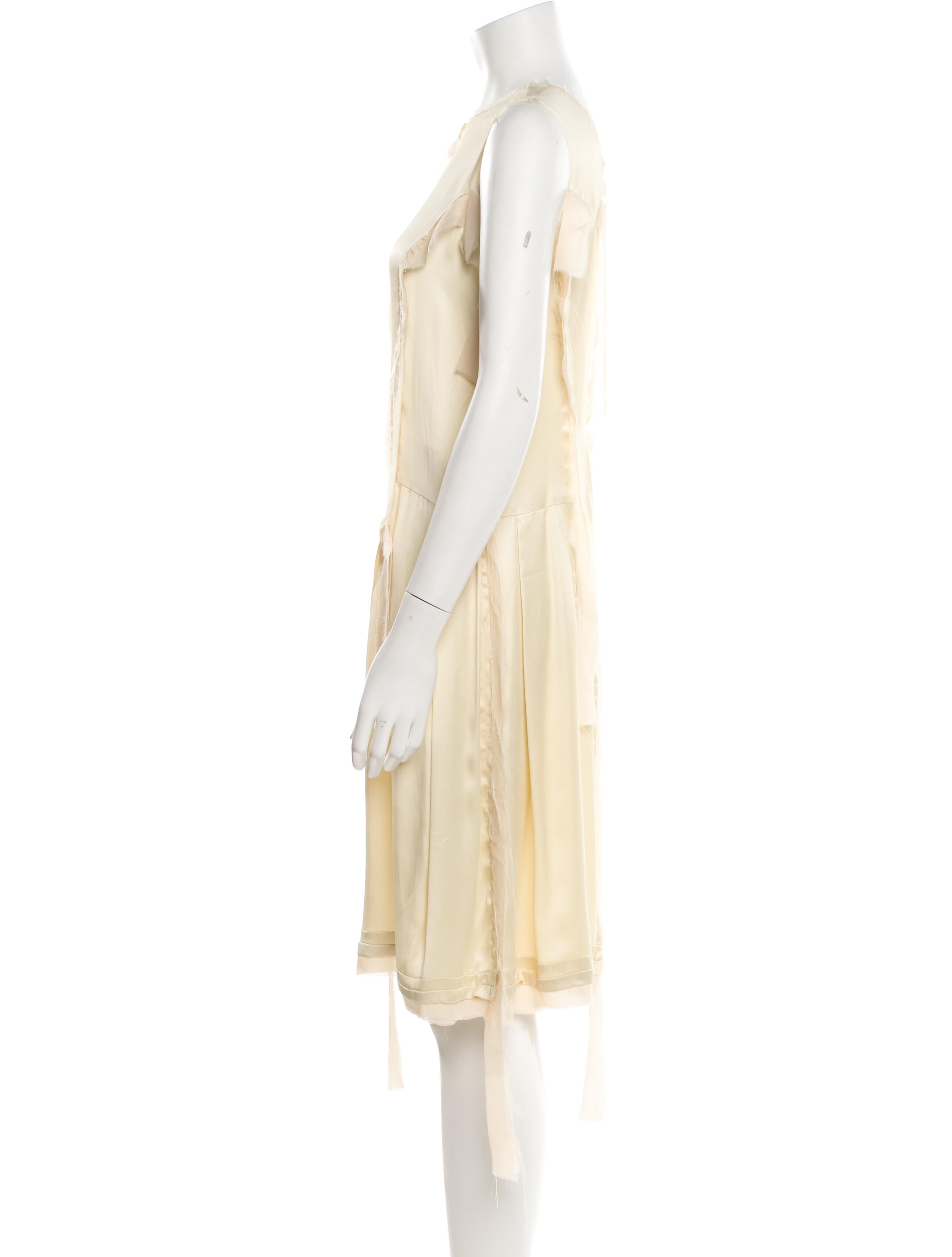 Maison Margiela Crew Neck Knee-Length Dress w/ Tags