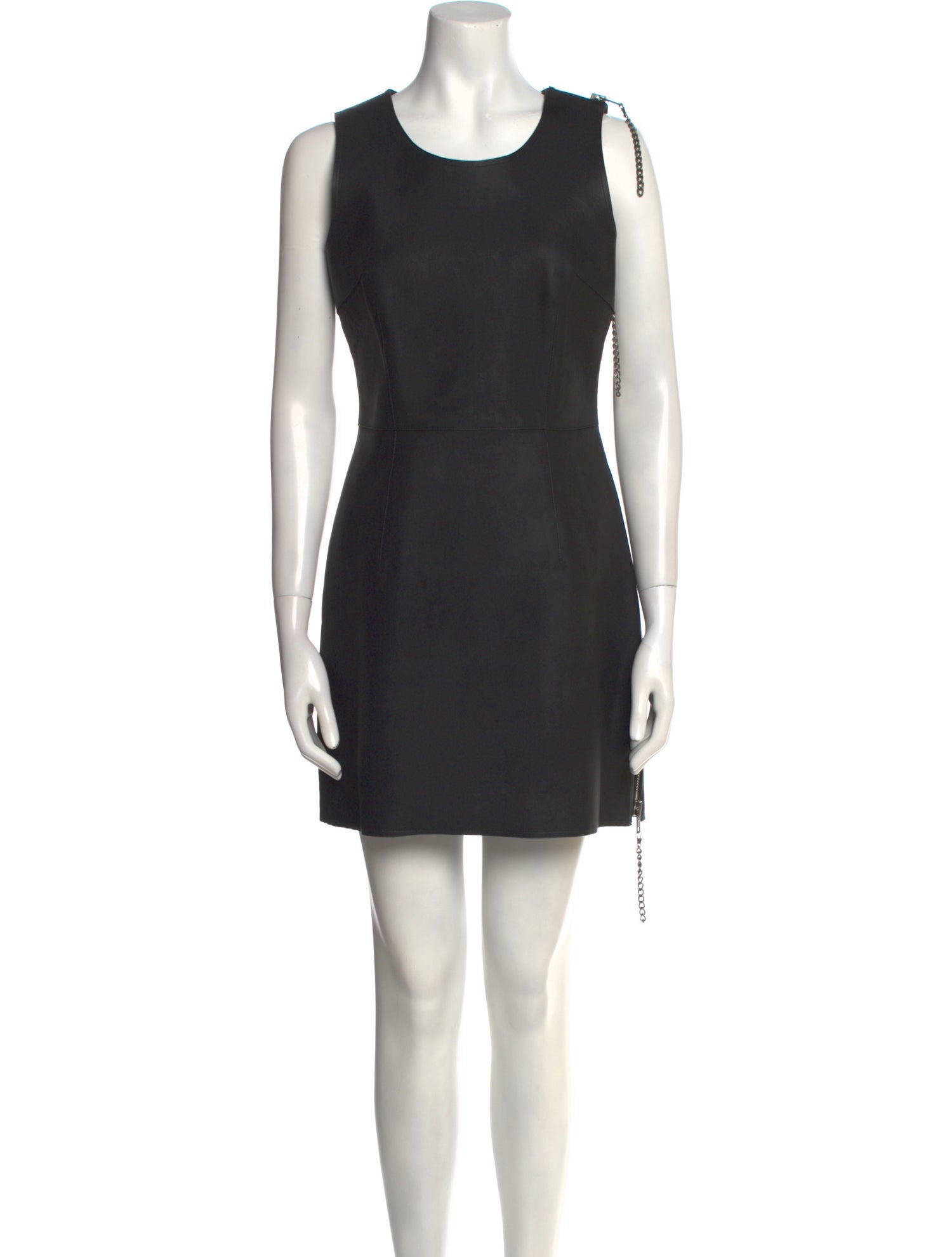 Maison Margiela Lamb Leather Mini Dress