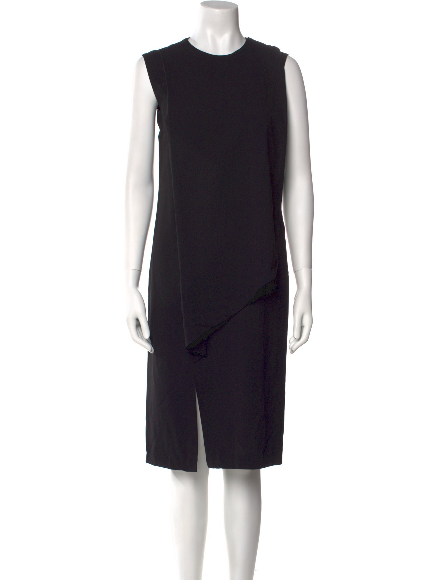 Maison Margiela Crew Neck Midi Length Dress