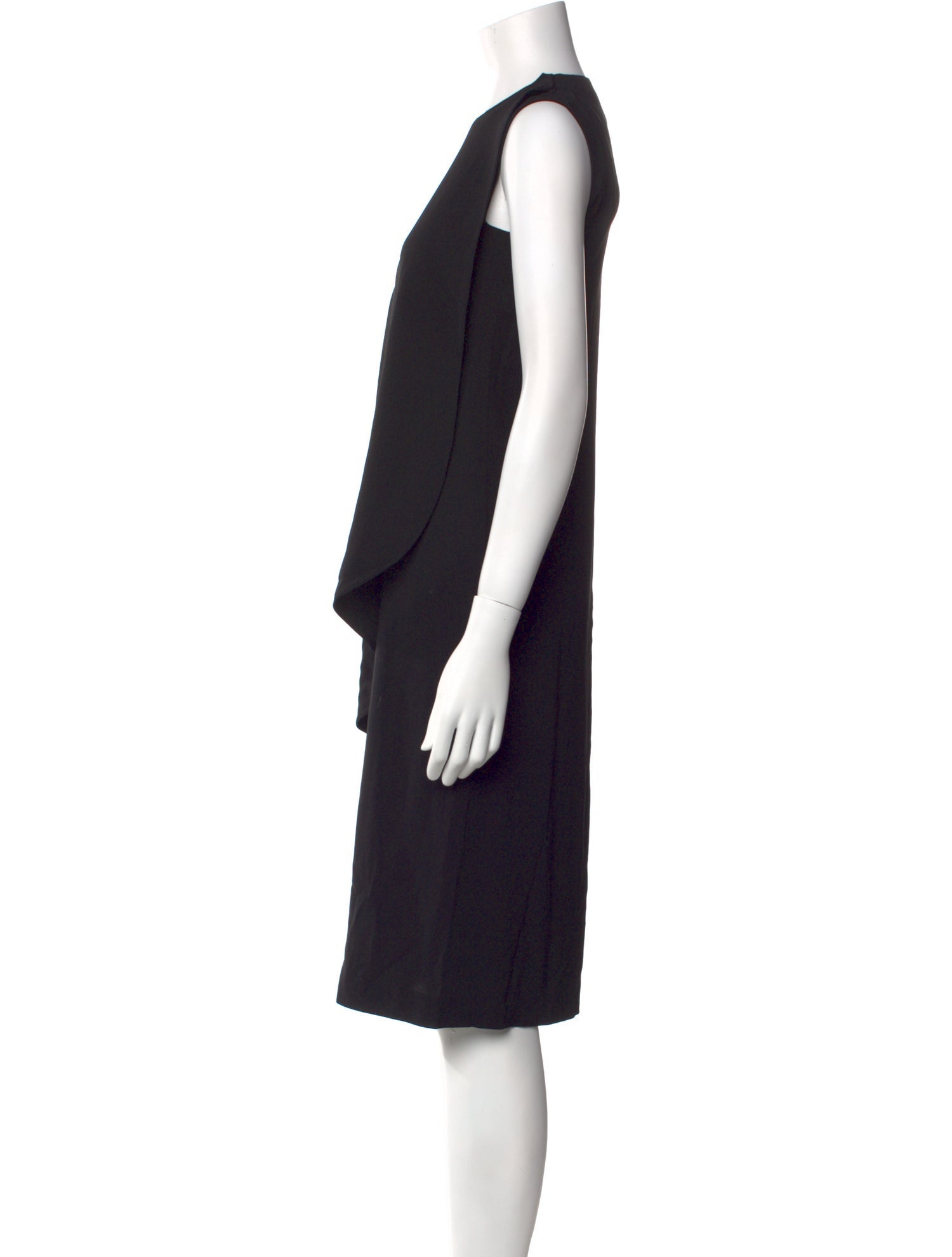 Maison Margiela Crew Neck Midi Length Dress