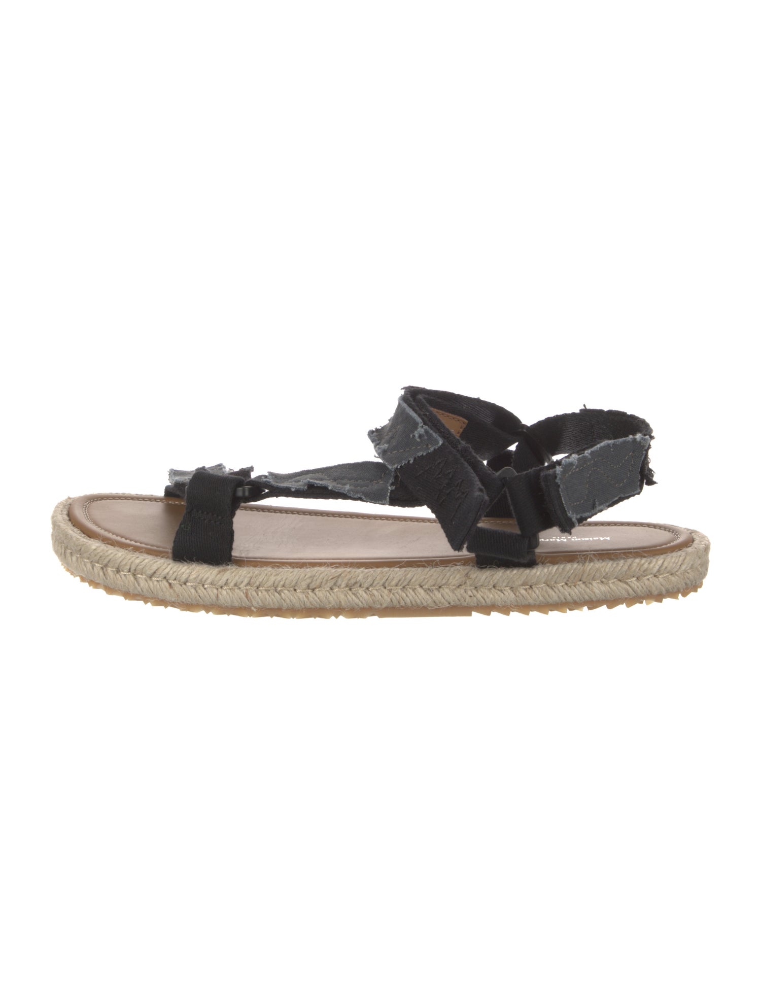 Maison Margiela Raw-Edge Trim Sandals