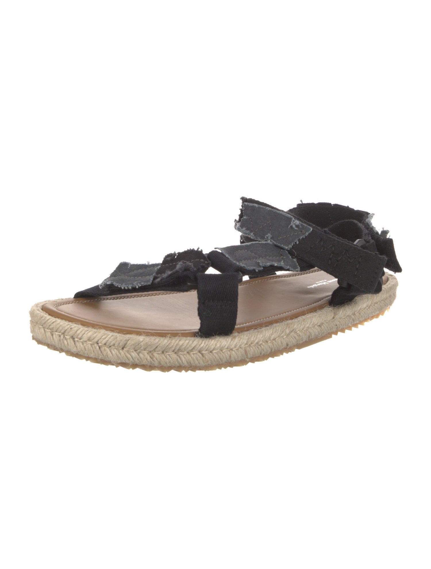 Maison Margiela Raw-Edge Trim Sandals