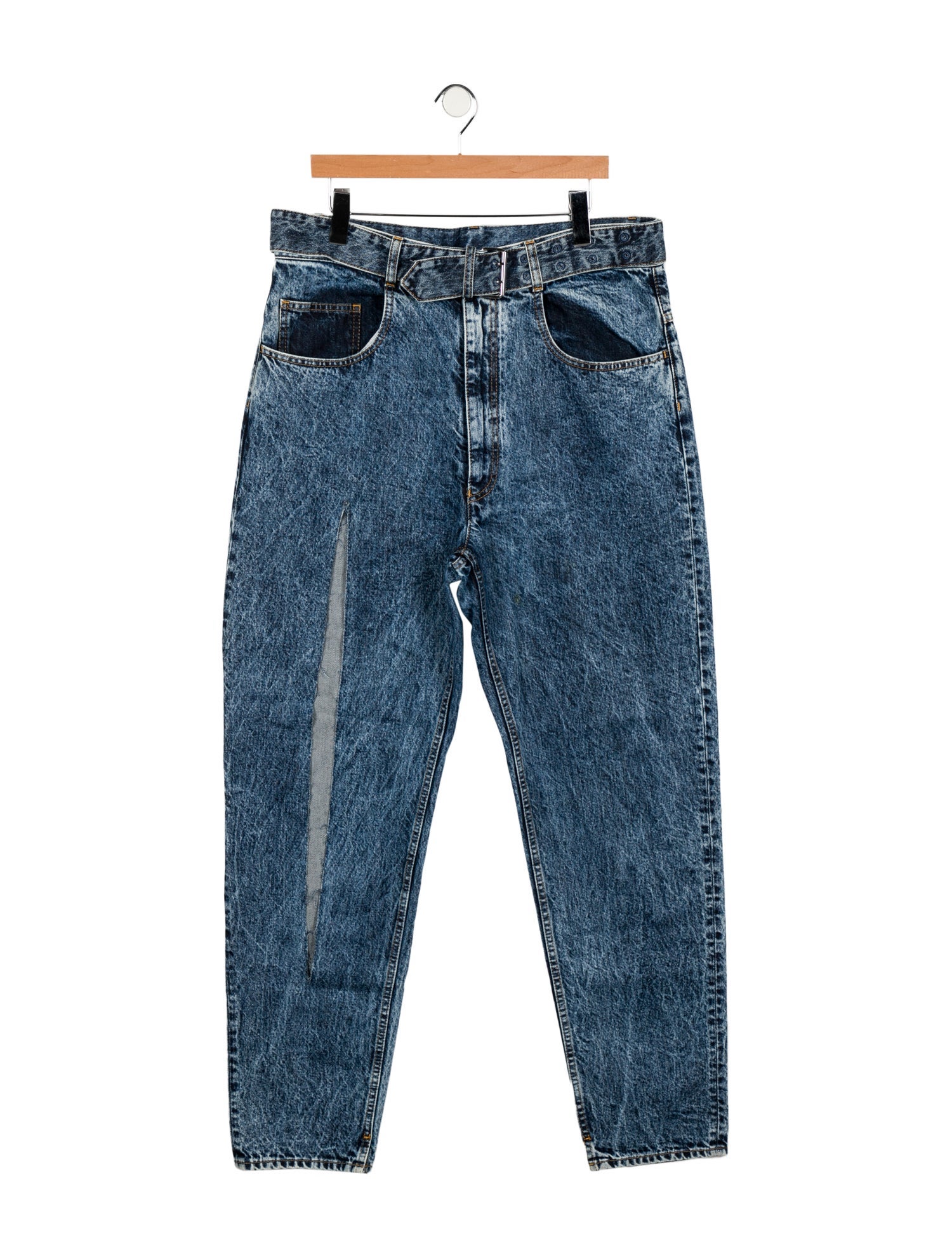 Maison Margiela High-Rise Straight Leg Jeans