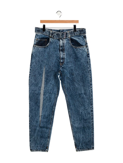 Maison Margiela High-Rise Straight Leg Jeans