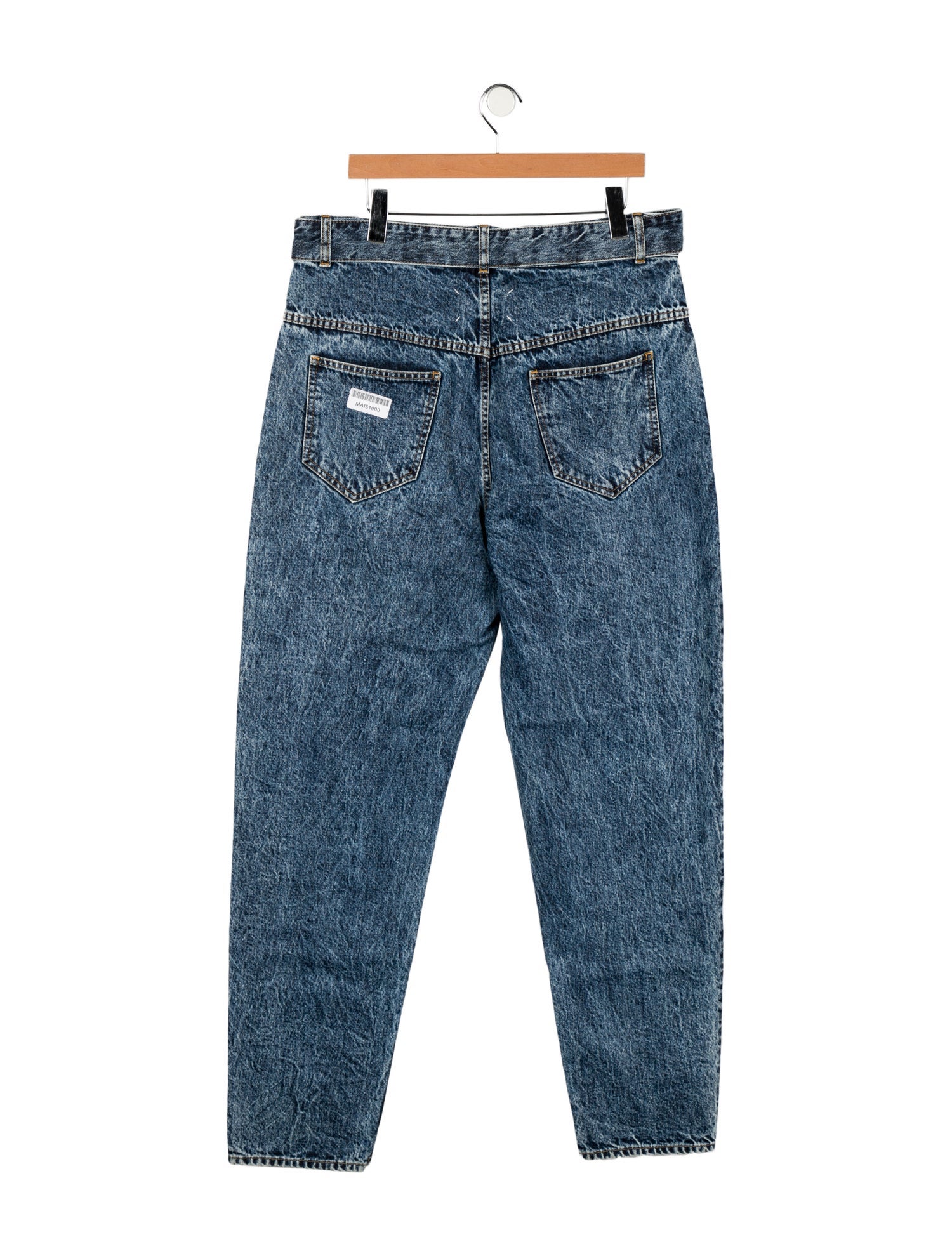 Maison Margiela High-Rise Straight Leg Jeans