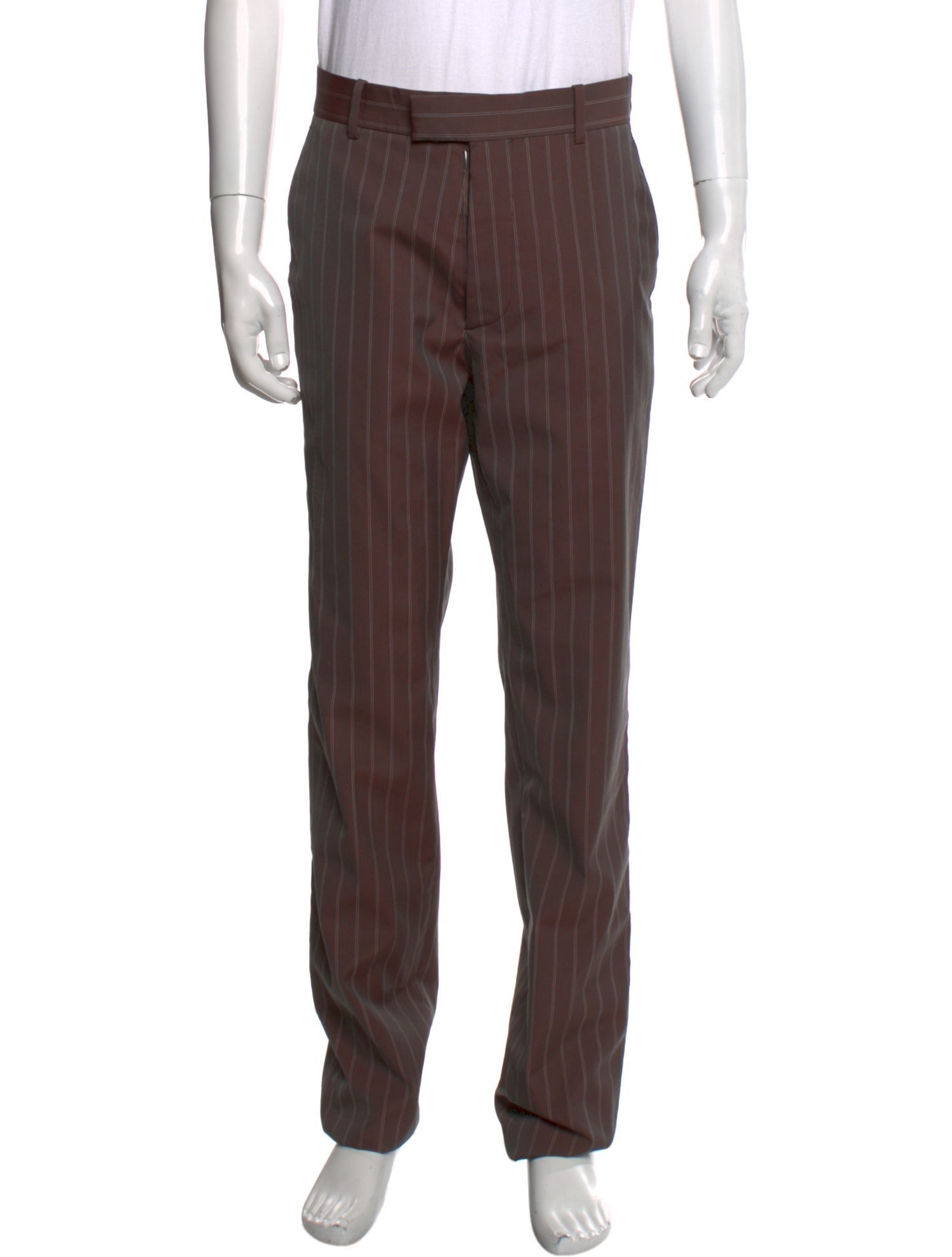 パンツ maison margiela 18ss virgin wool slacks Virgin wool straight pants in black - Maison Margiela | Mytheresa