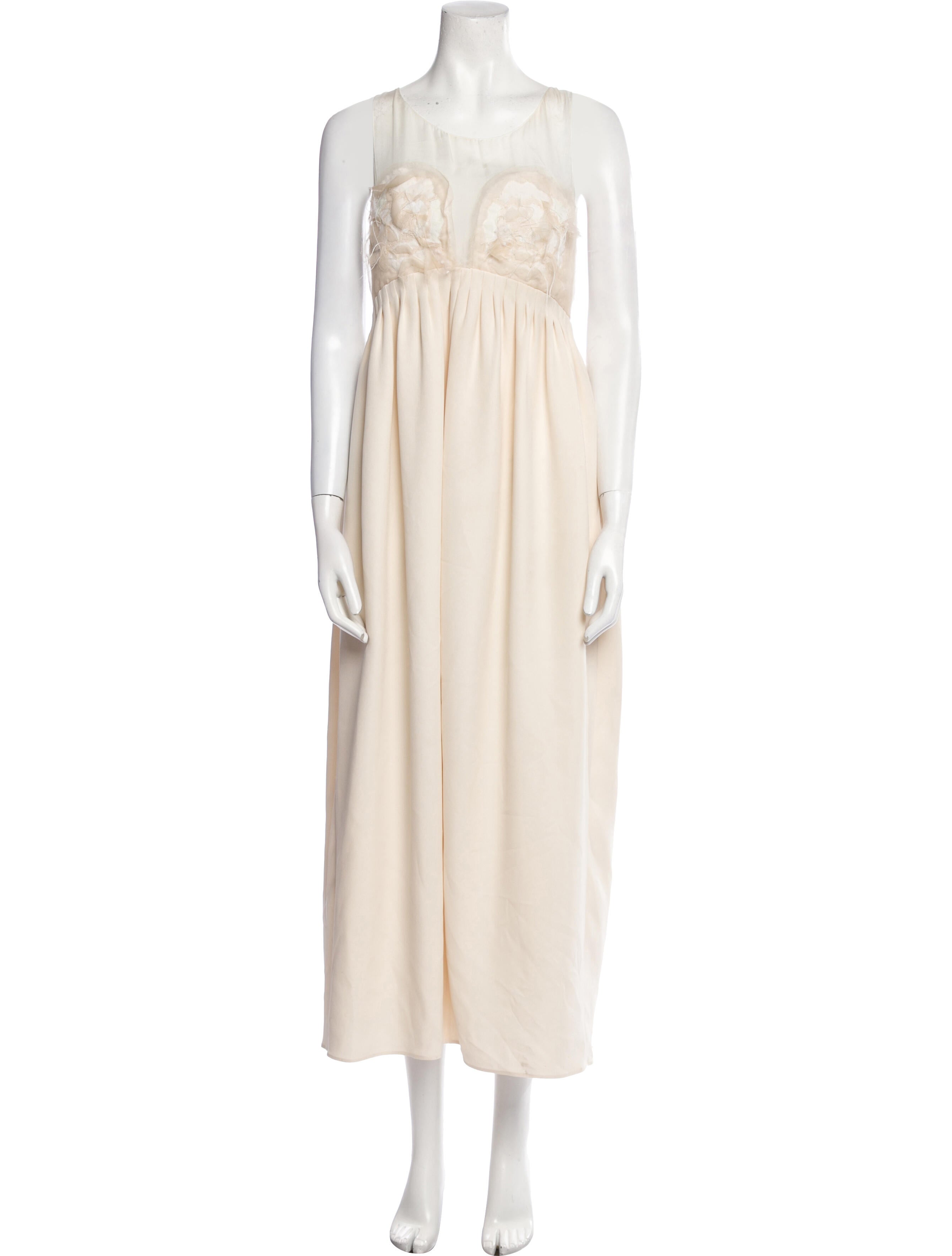 Maison Margiela Silk Long Dress