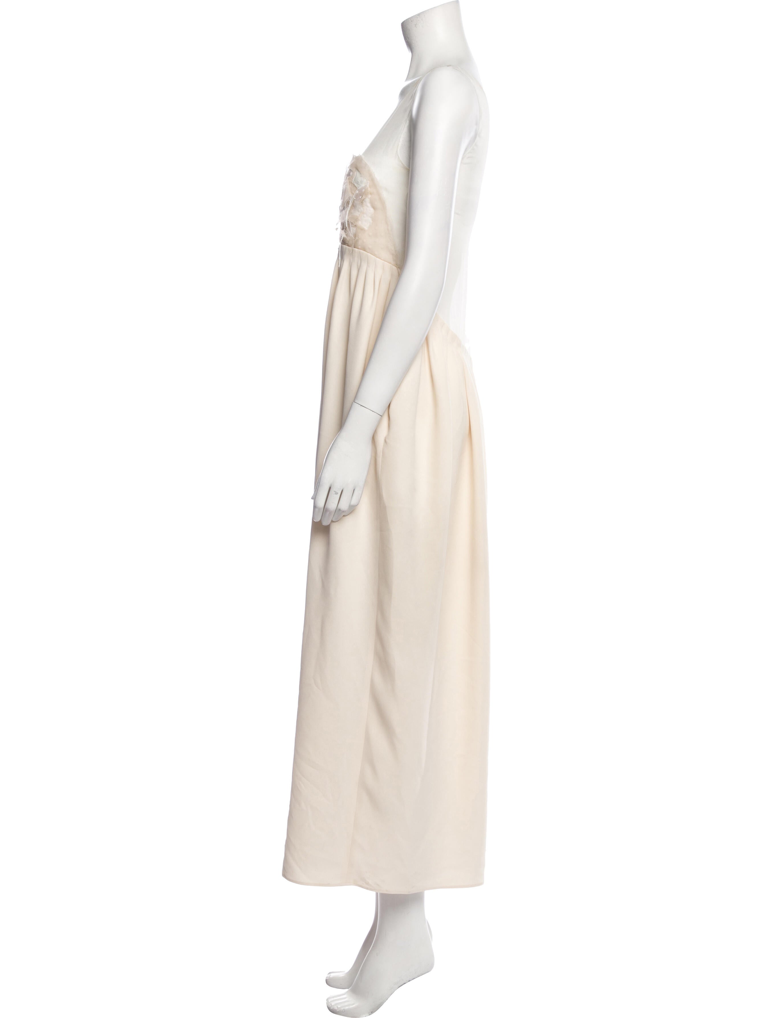 Maison Margiela Silk Long Dress