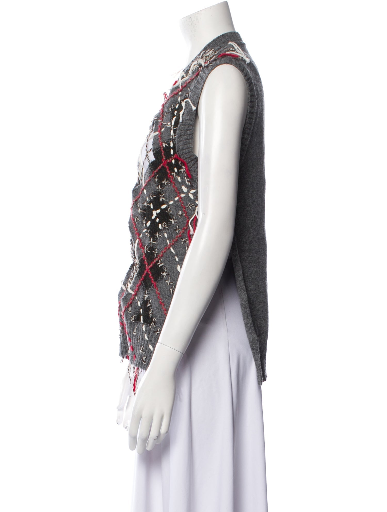 Maison Margiela Alpaca Printed Top