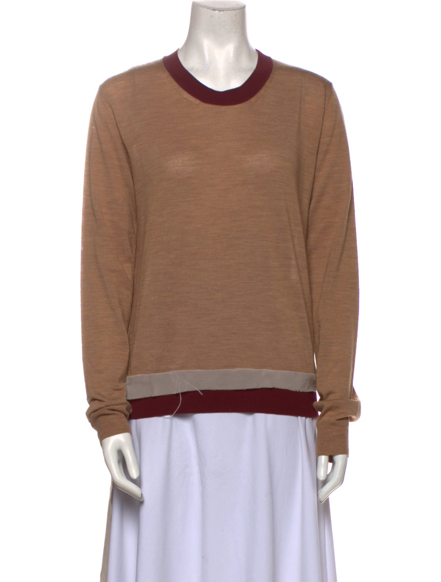 Maison Margiela Wool Crew Neck Sweatshirt