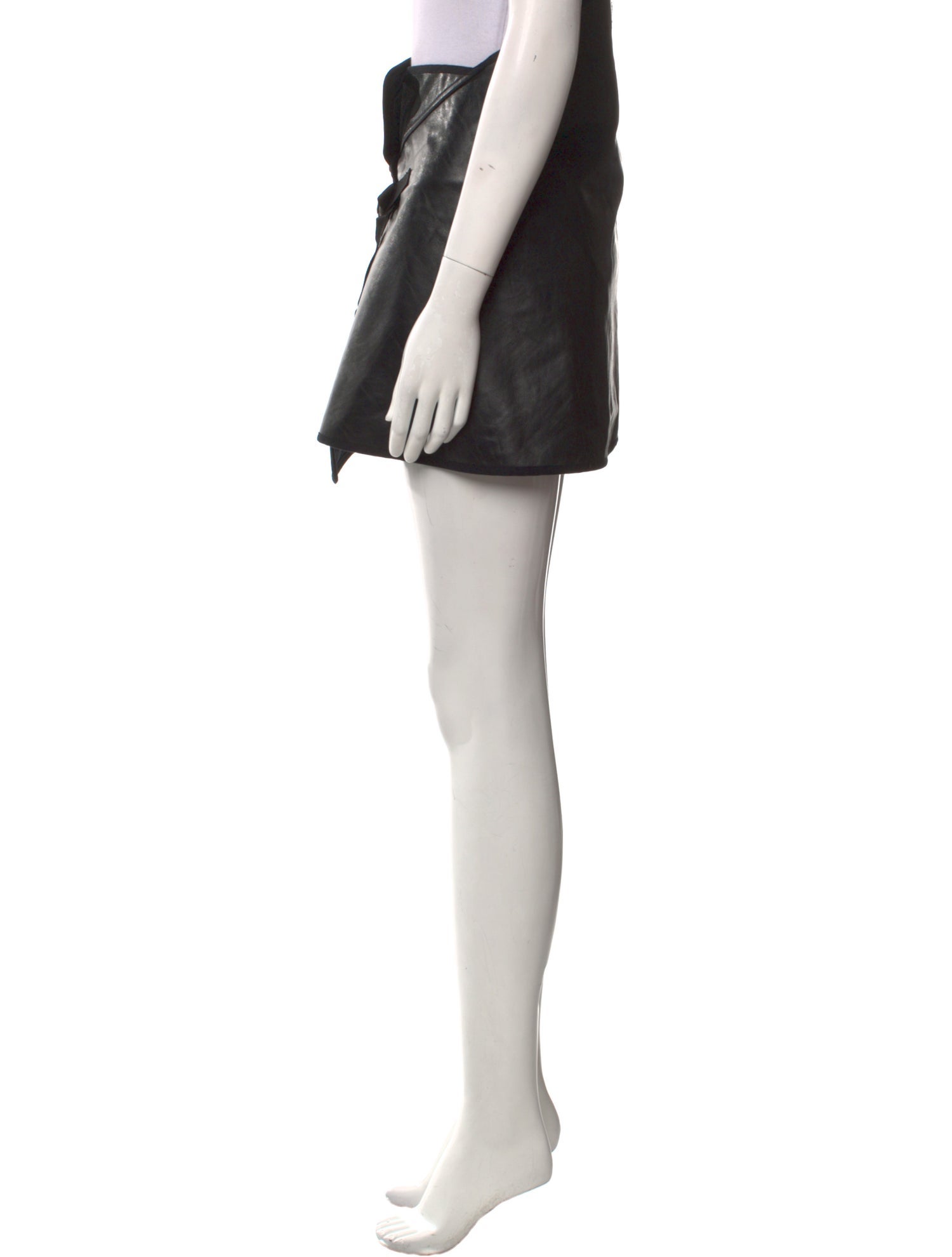 Maison Margiela Leather Mini Skirt