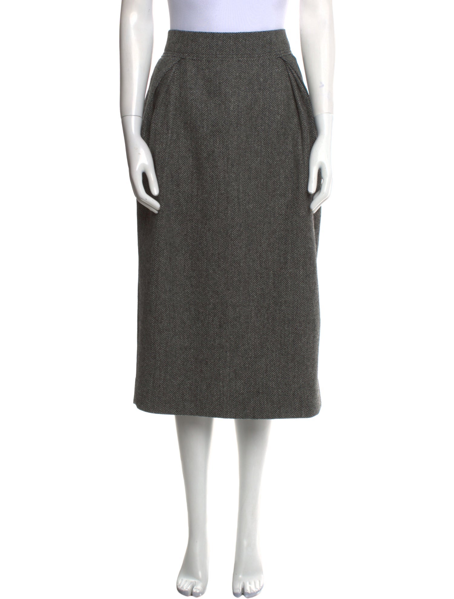 Maison Margiela Wool Midi Length Skirt