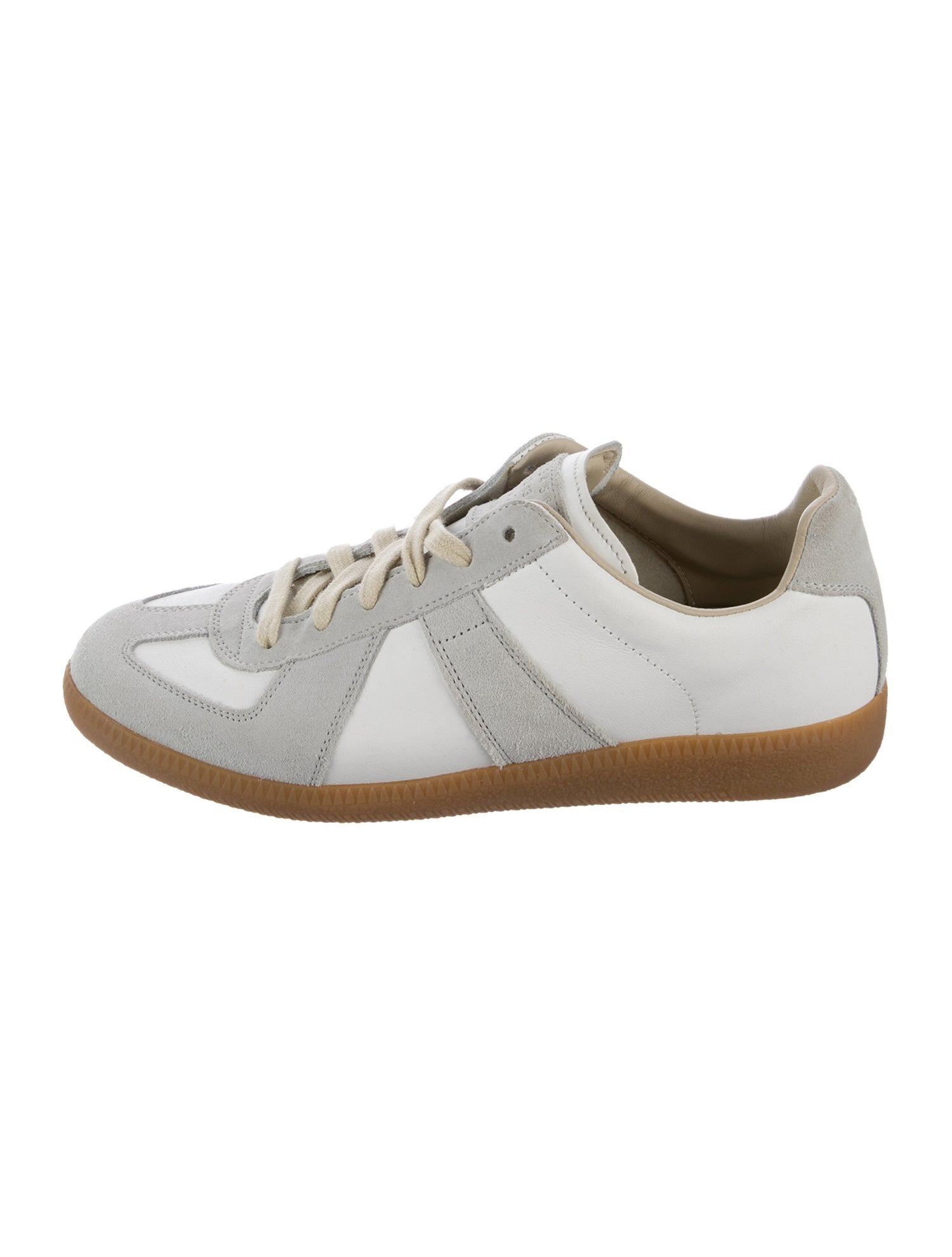 Maison Margiela Leather Printed Sneakers