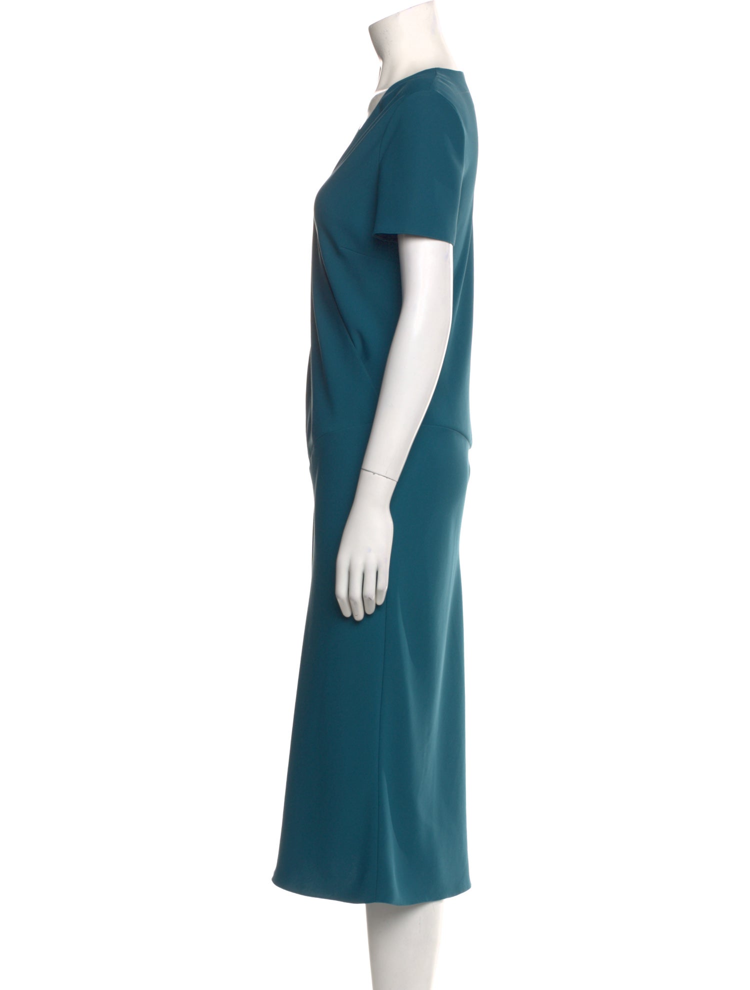 Maison Margiela V-Neck Midi Length Dress