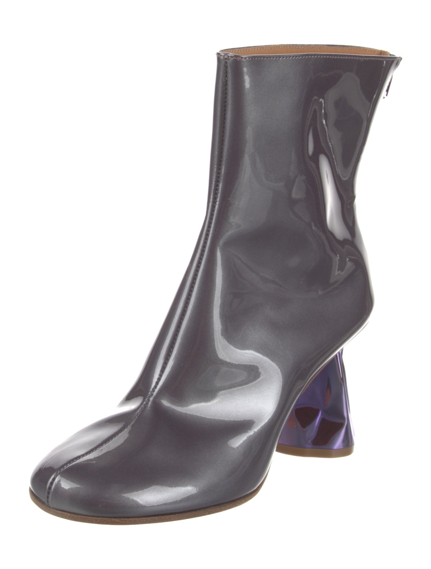 Maison Margiela Patent Leather Rain Boots