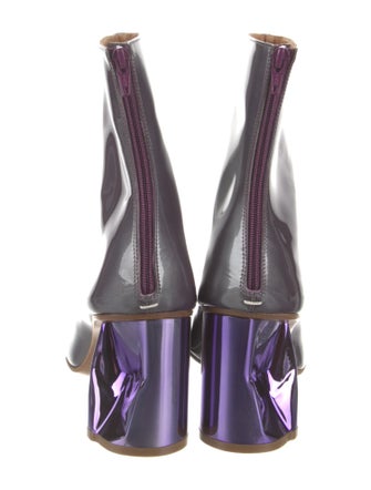 Maison Margiela Patent Leather Rain Boots