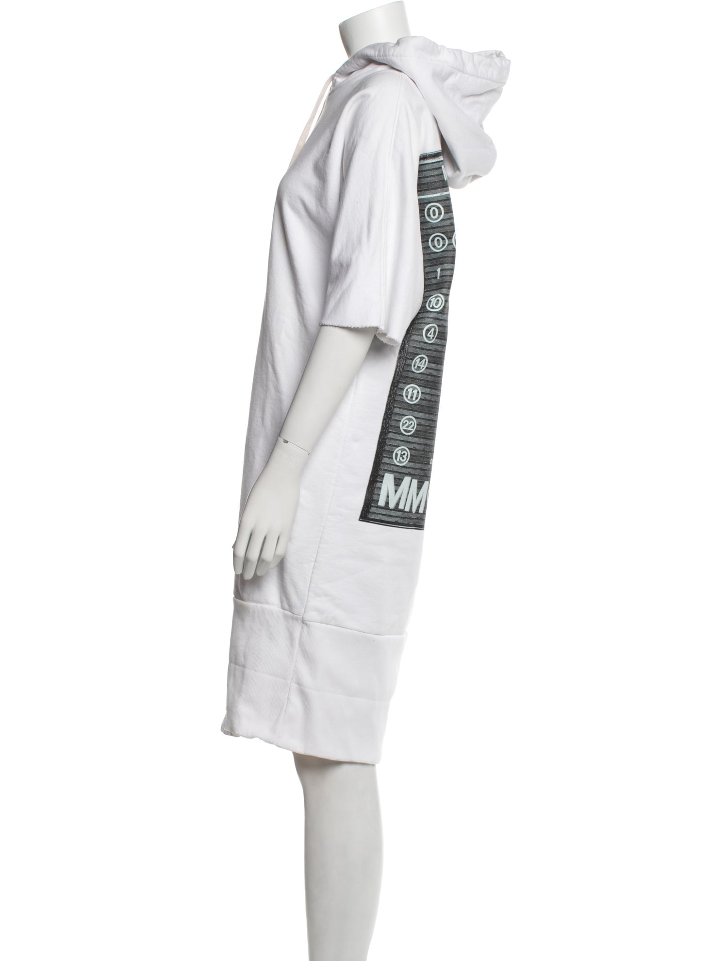 MM6 Maison Margiela Mock Neck Knee-Length Dress