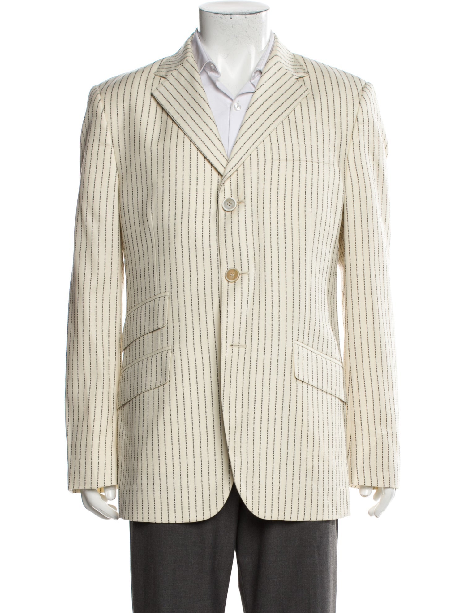 Maison Margiela Wool Striped Blazer