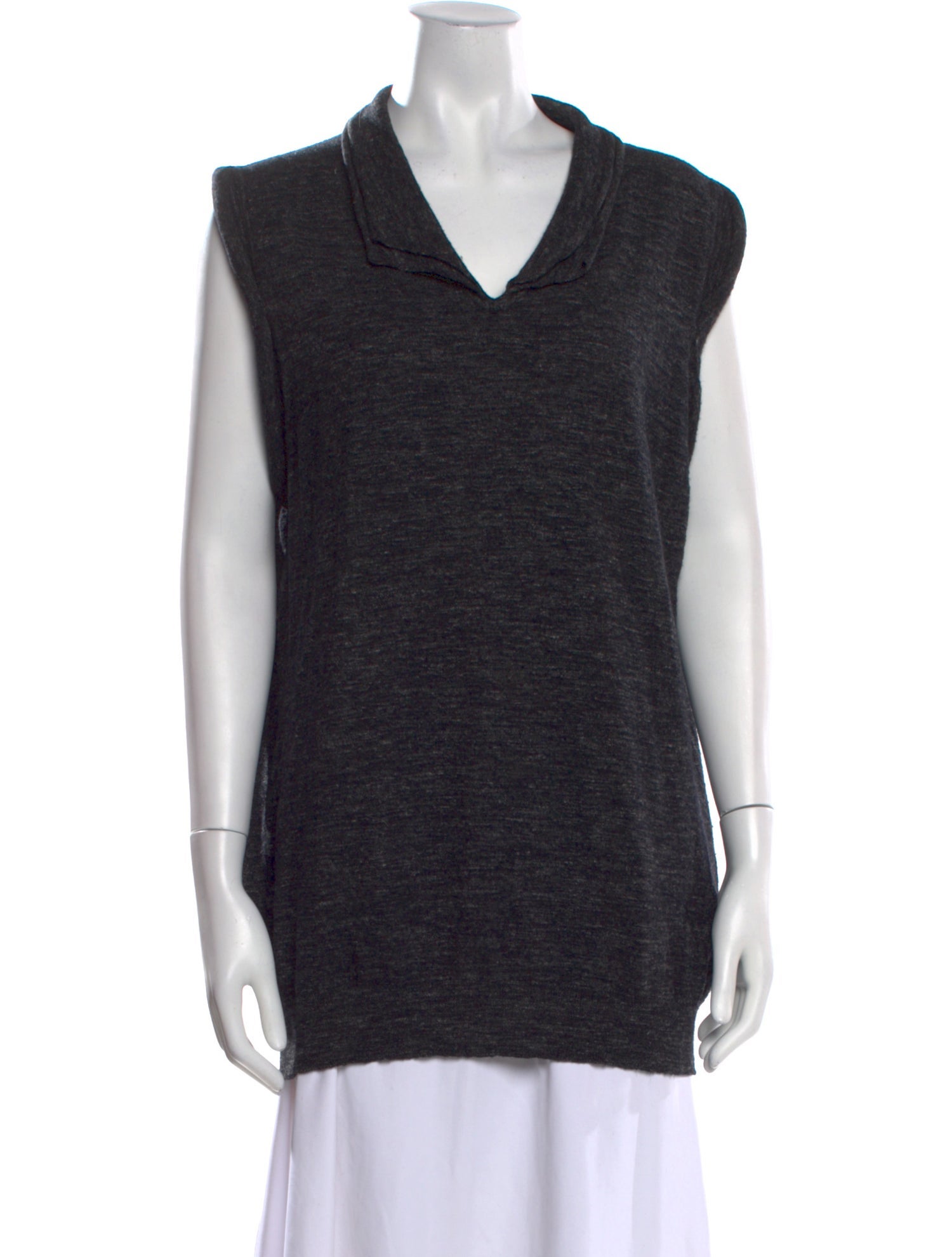 Maison Margiela Wool V-Neck Top