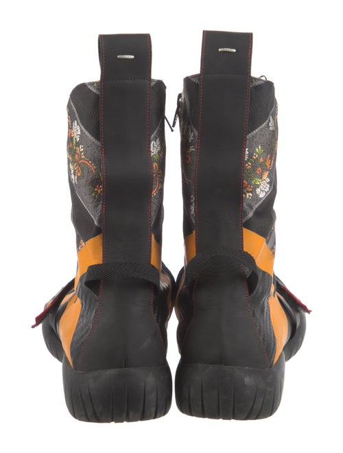 Maison Margiela Nylon Floral Print Boots