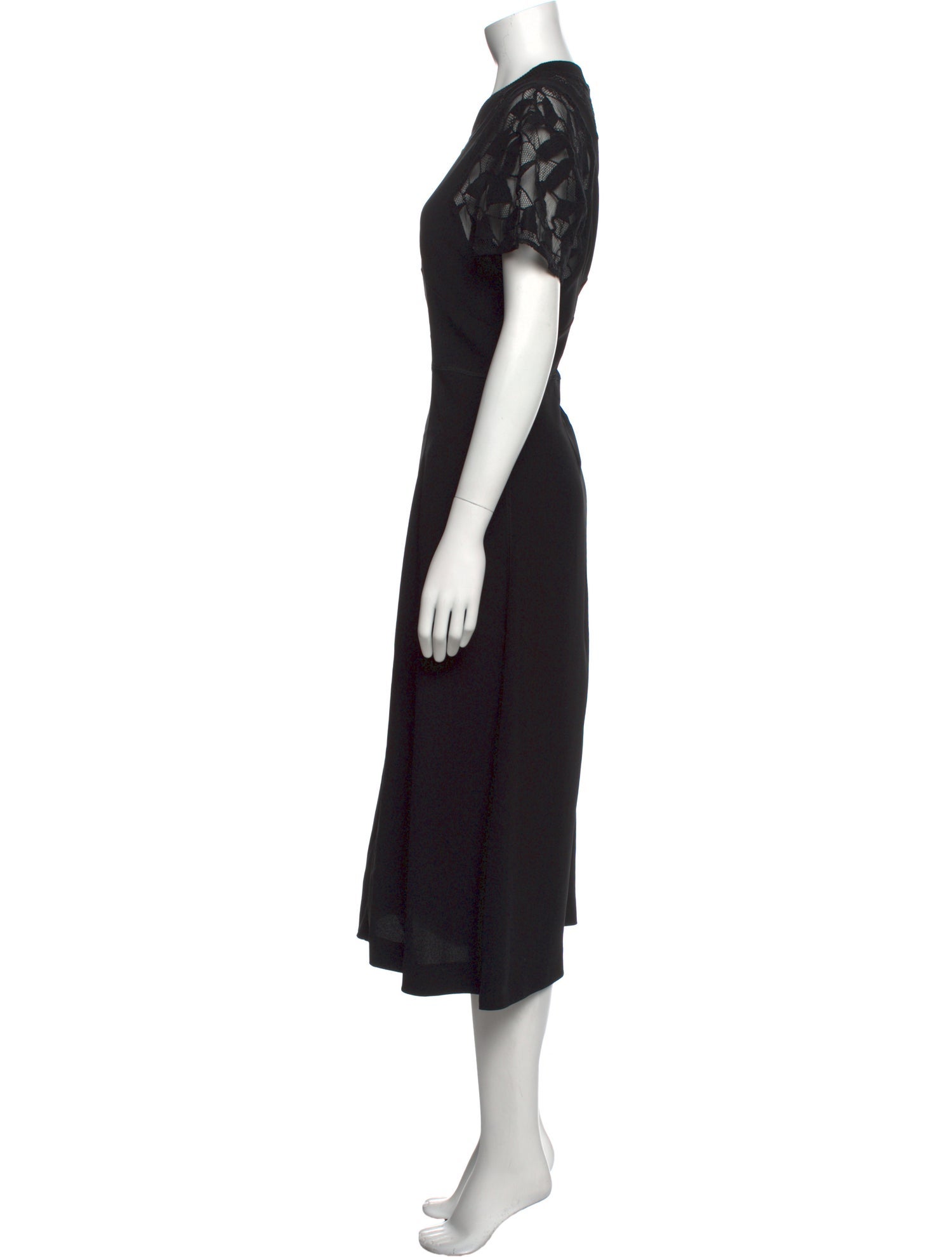 Maison Margiela Crew Neck Long Dress