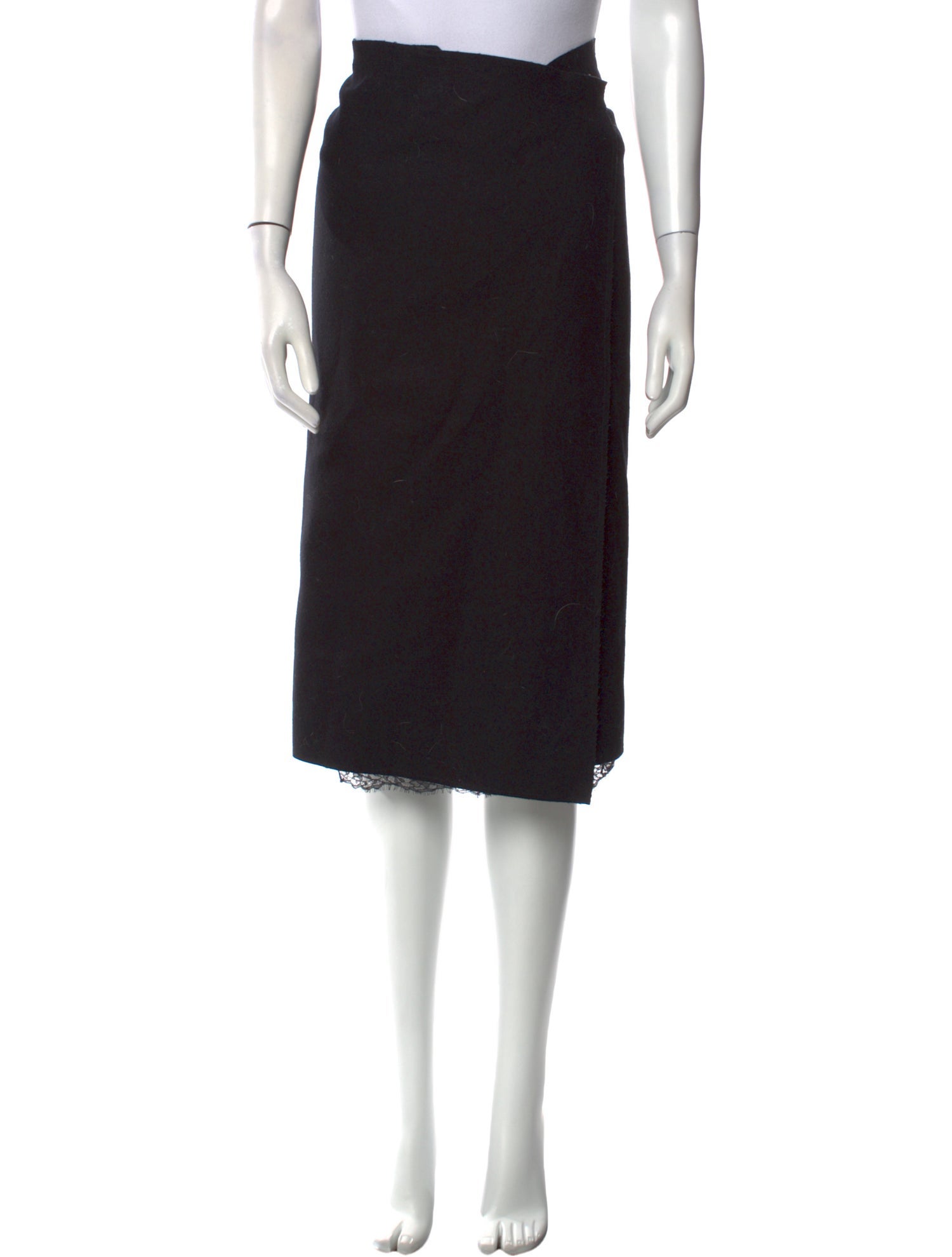 Maison Margiela Wool Knee-Length Skirt