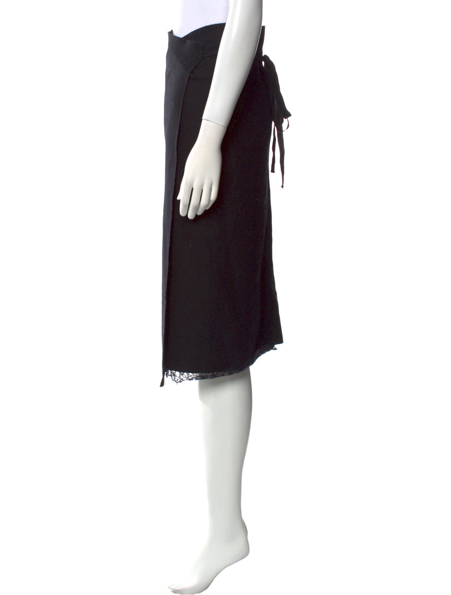 Maison Margiela Wool Knee-Length Skirt