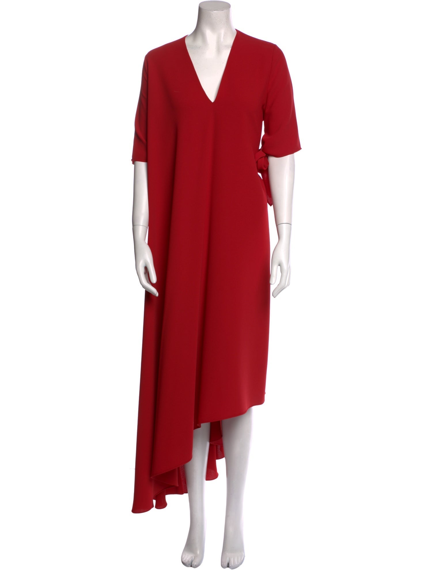 Maison Margiela Plunge Neckline Long Dress