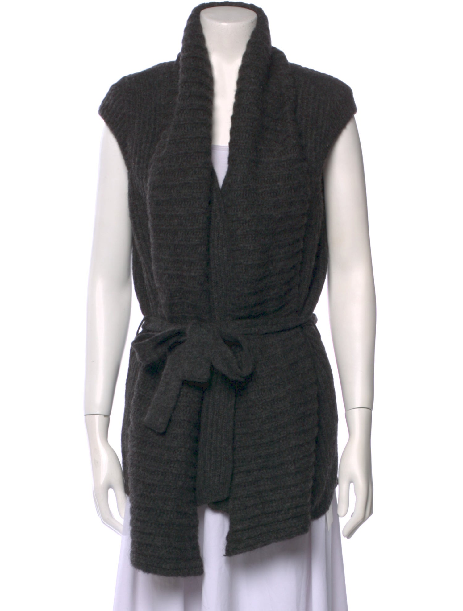 Maison Margiela Alpaca Open Front Sweater