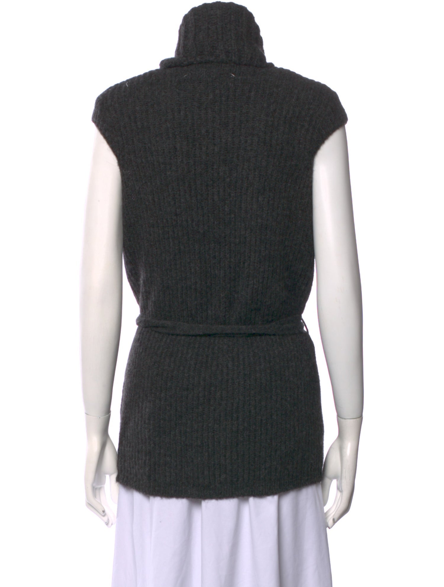 Maison Margiela Alpaca Open Front Sweater