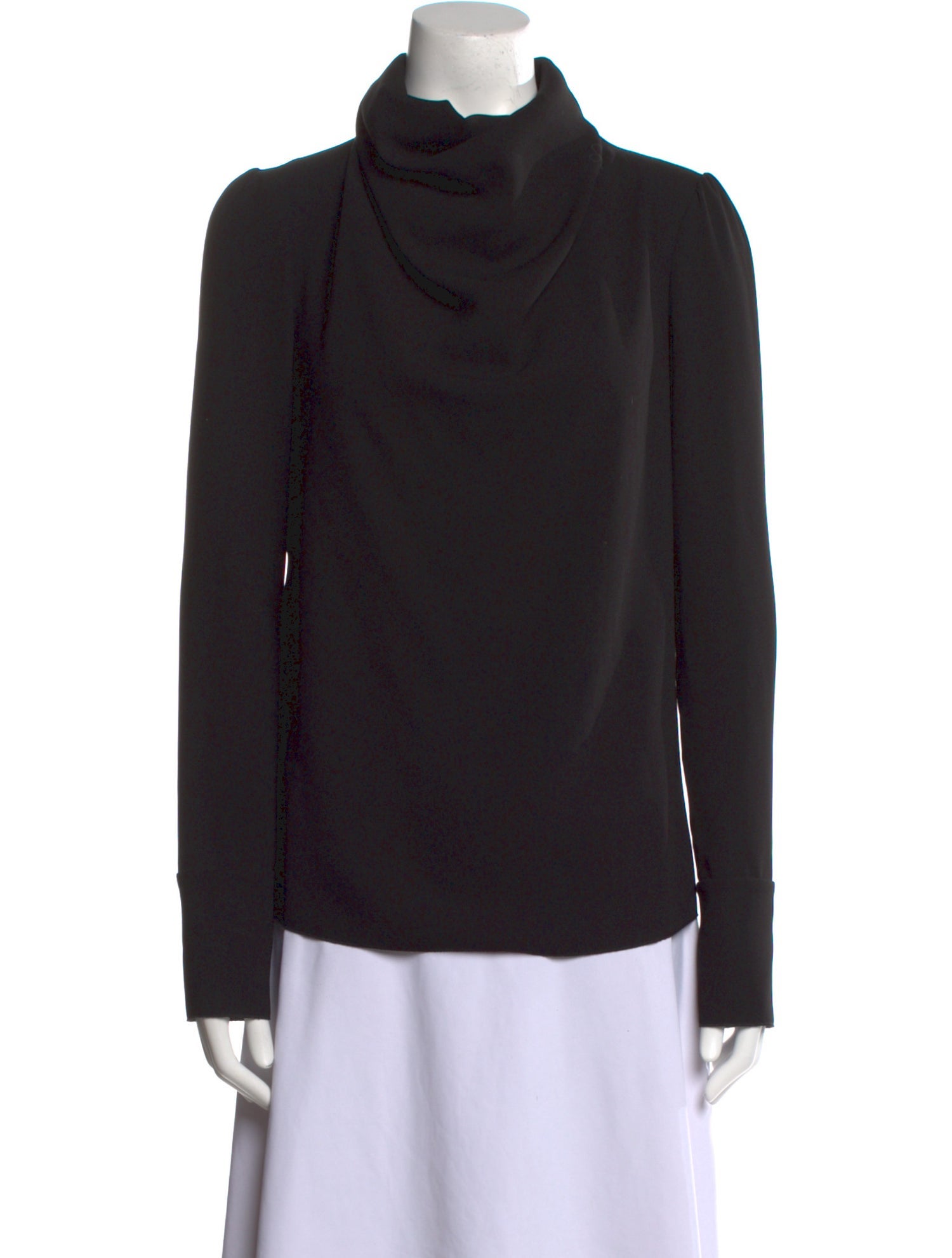 Maison Margiela Cowl Neck Long Sleeve Top