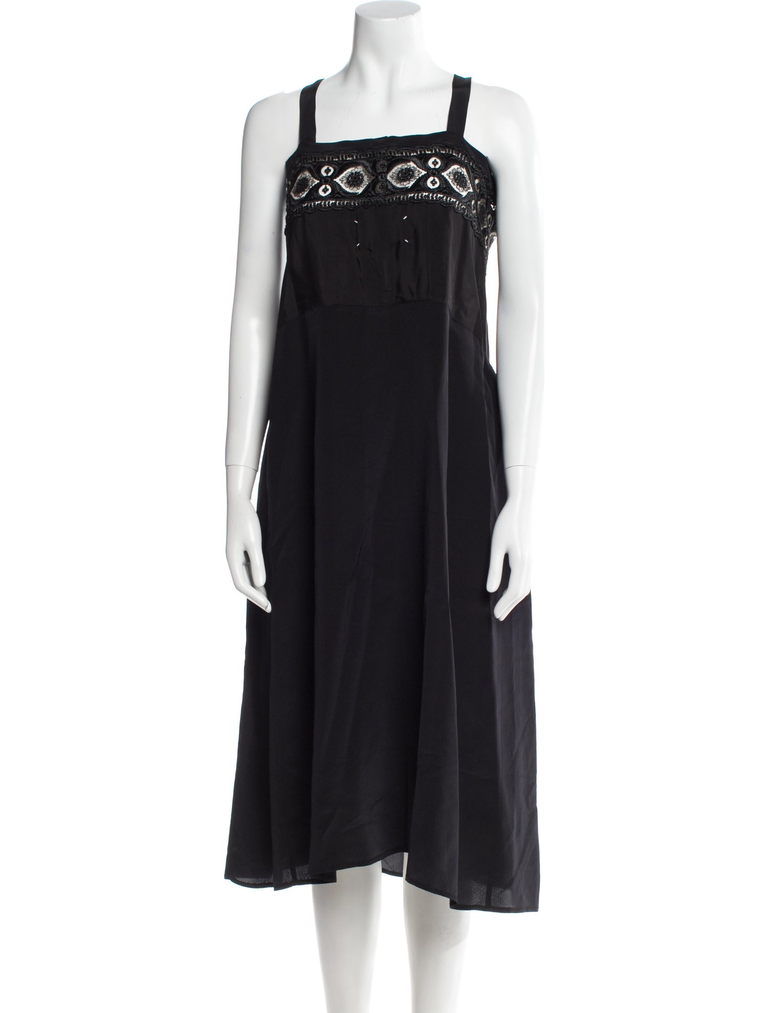 Maison Margiela Silk Midi Length Dress