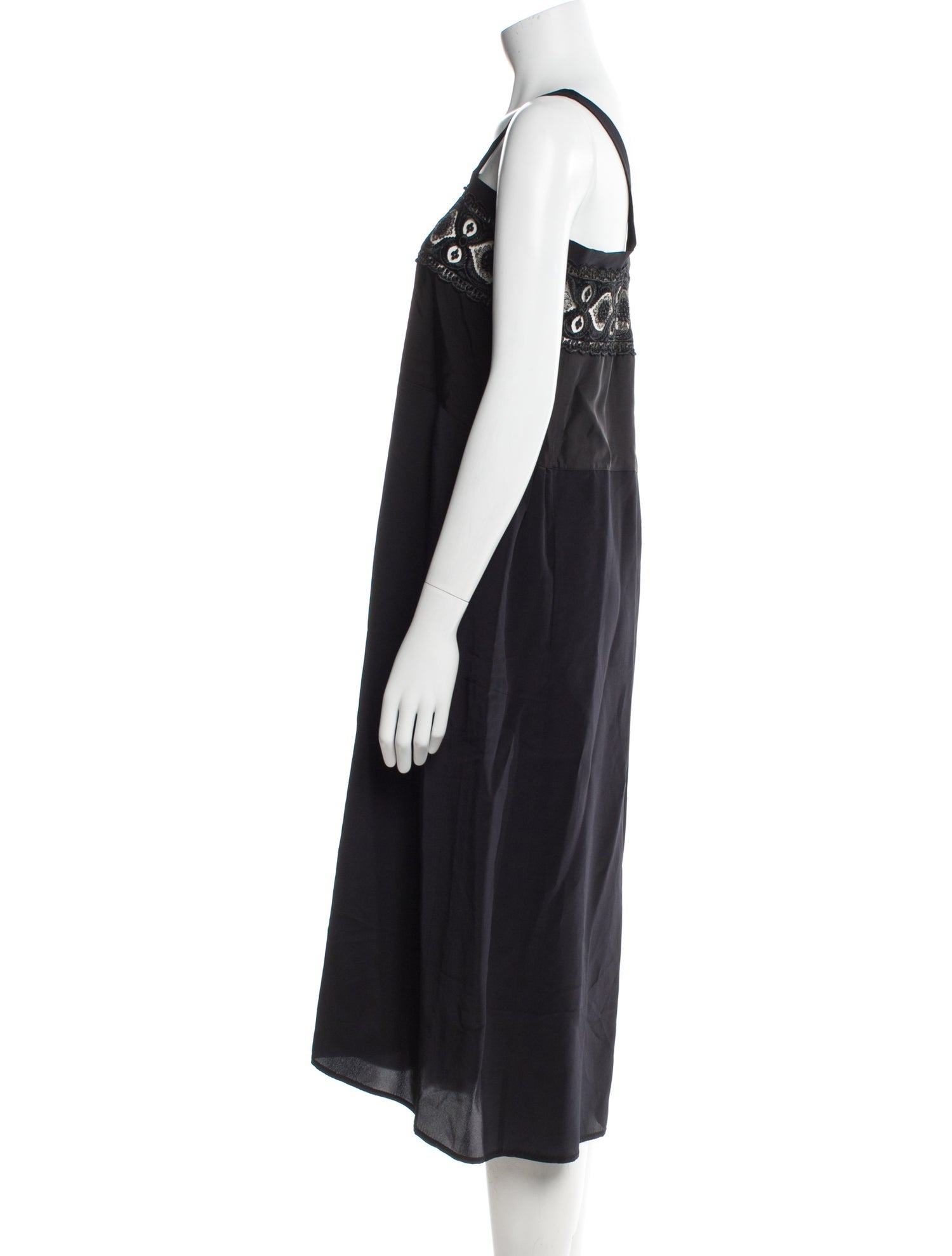 Maison Margiela Silk Midi Length Dress