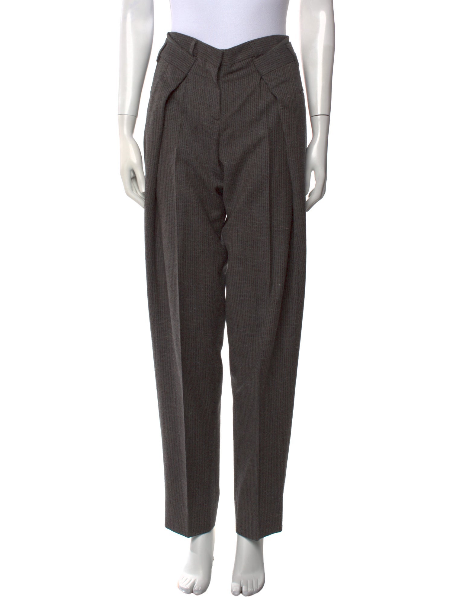 Maison Margiela Virgin Wool Straight Leg Pants