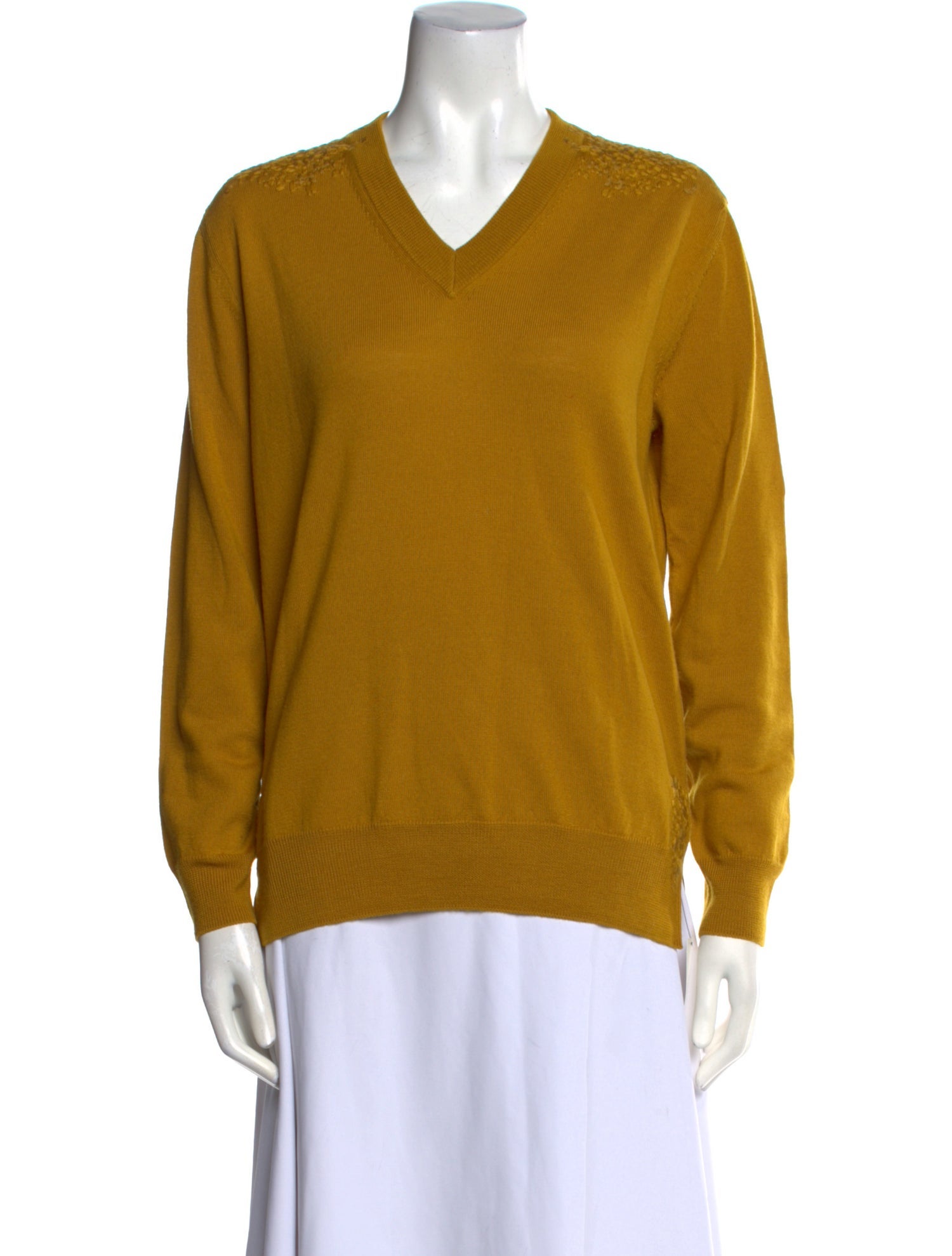 Maison Margiela Wool V-Neck Sweater