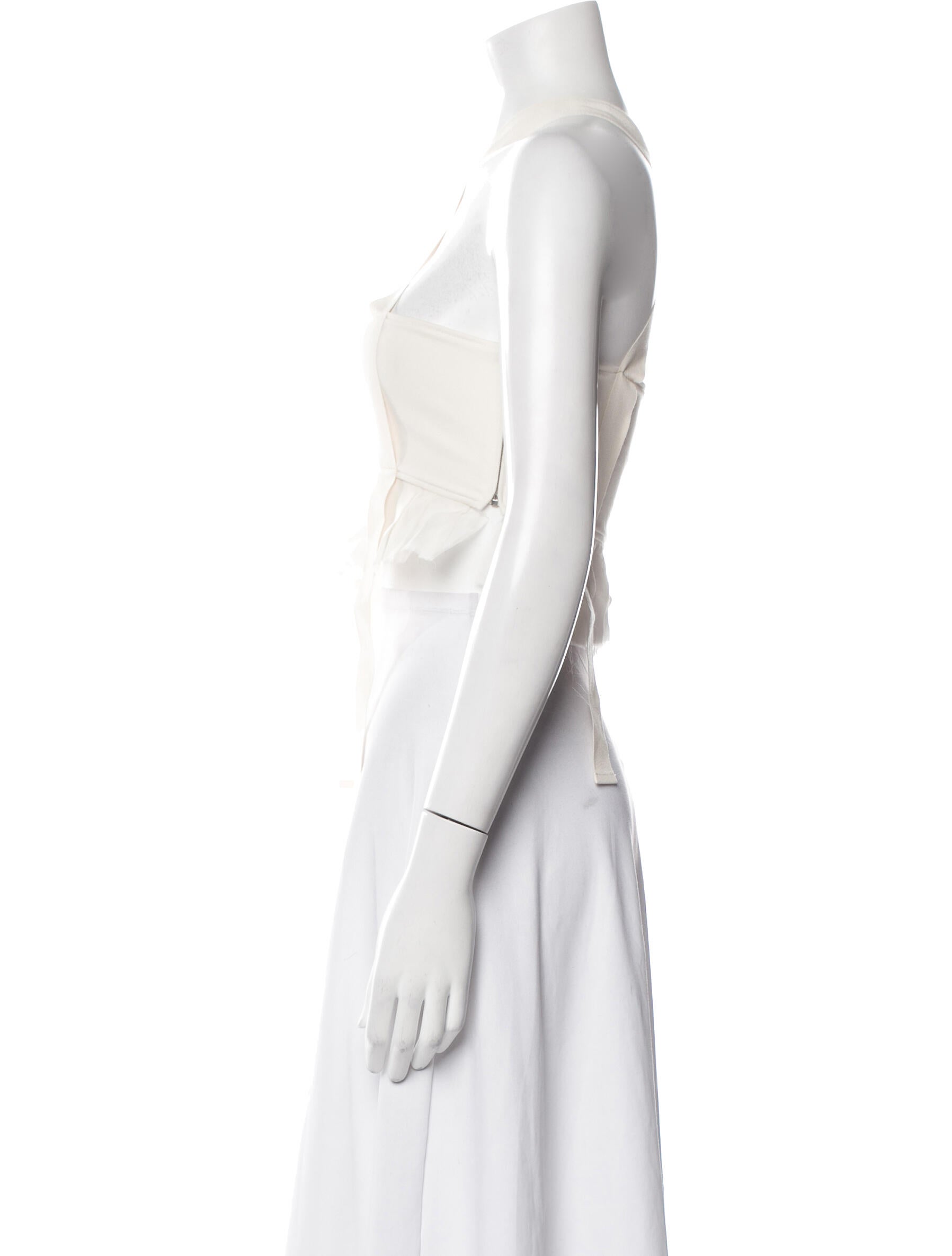 Maison Margiela Strapless Crop Top