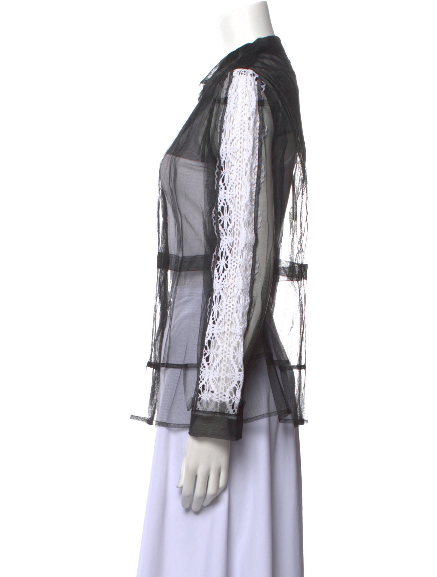 Maison Margiela Long Sleeve Button-Up Top