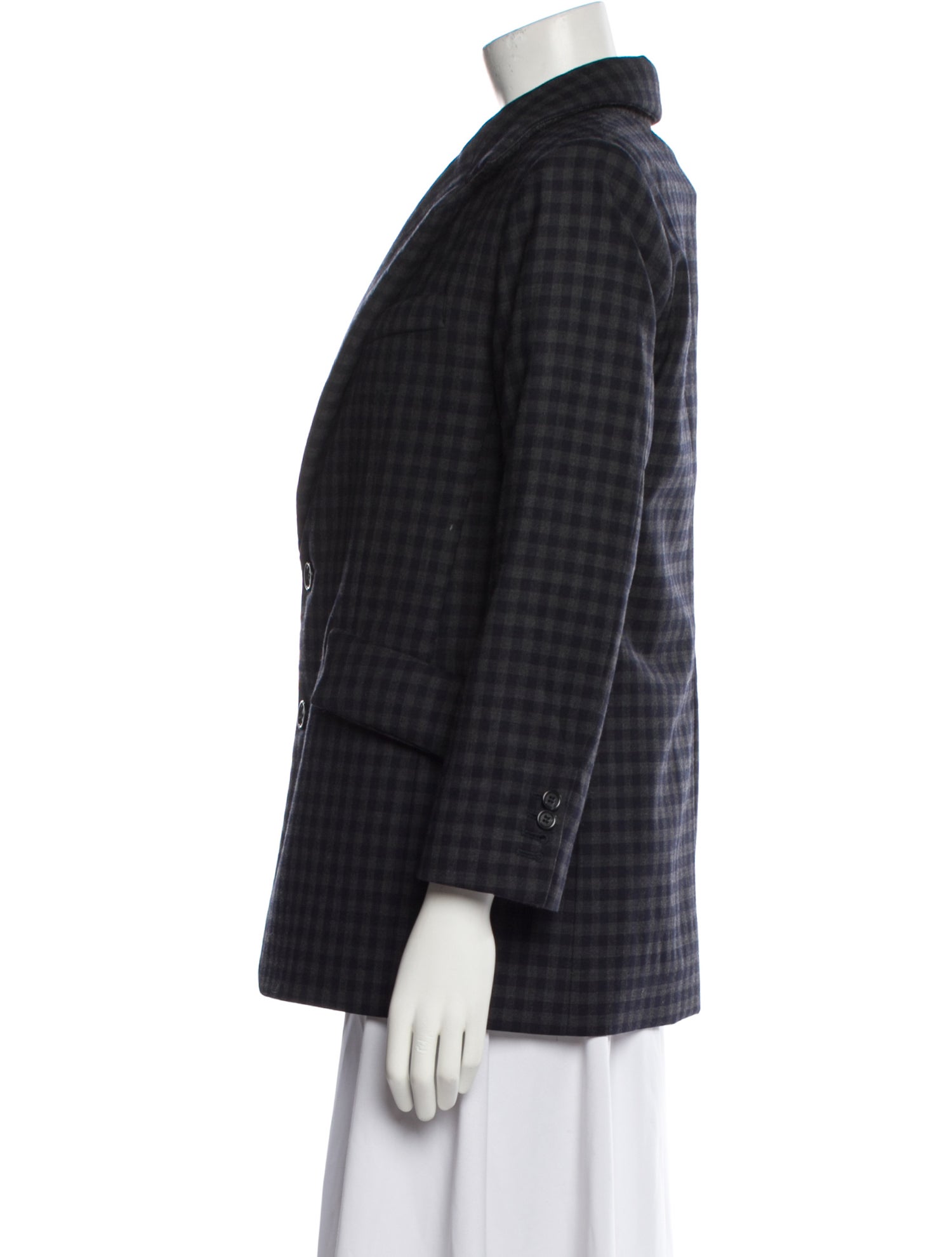 Maison Margiela Plaid Print Blazer