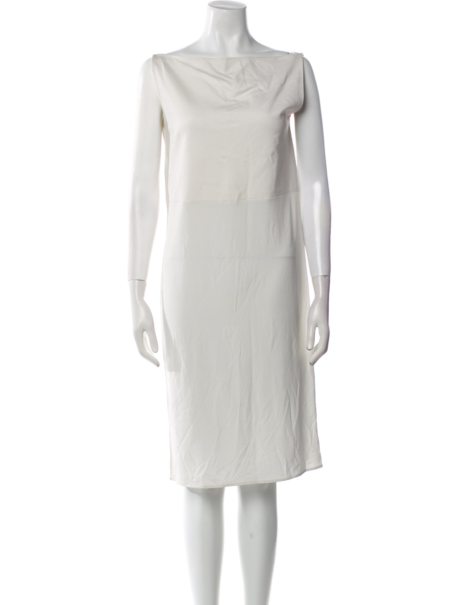 Maison Margiela Bateau Neckline Knee-Length Dress