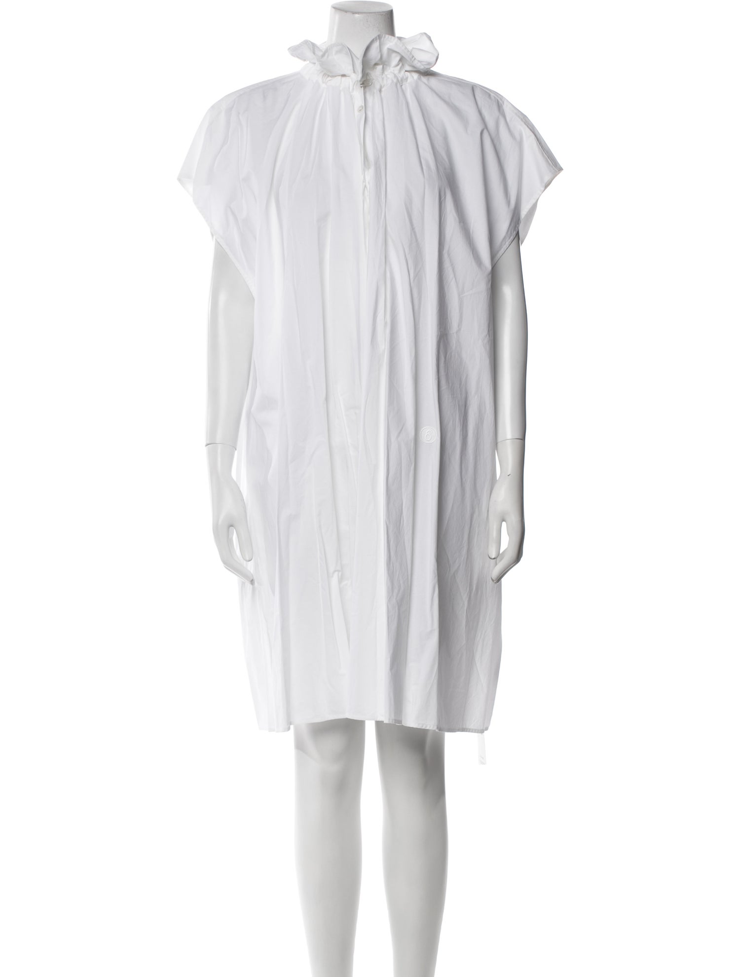 Maison Margiela Mock Neck Mini Dress