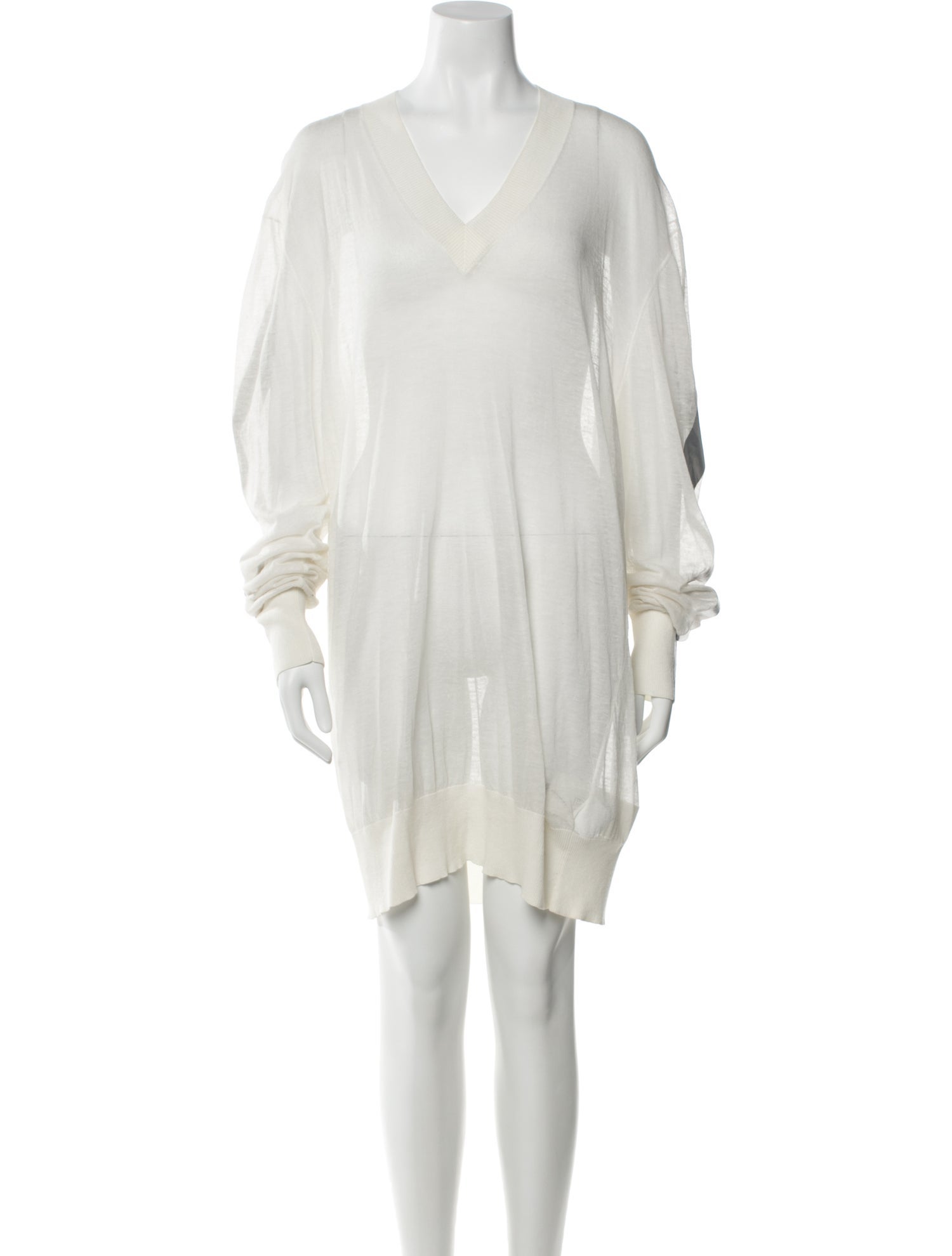 Maison Margiela V-Neck Mini Dress